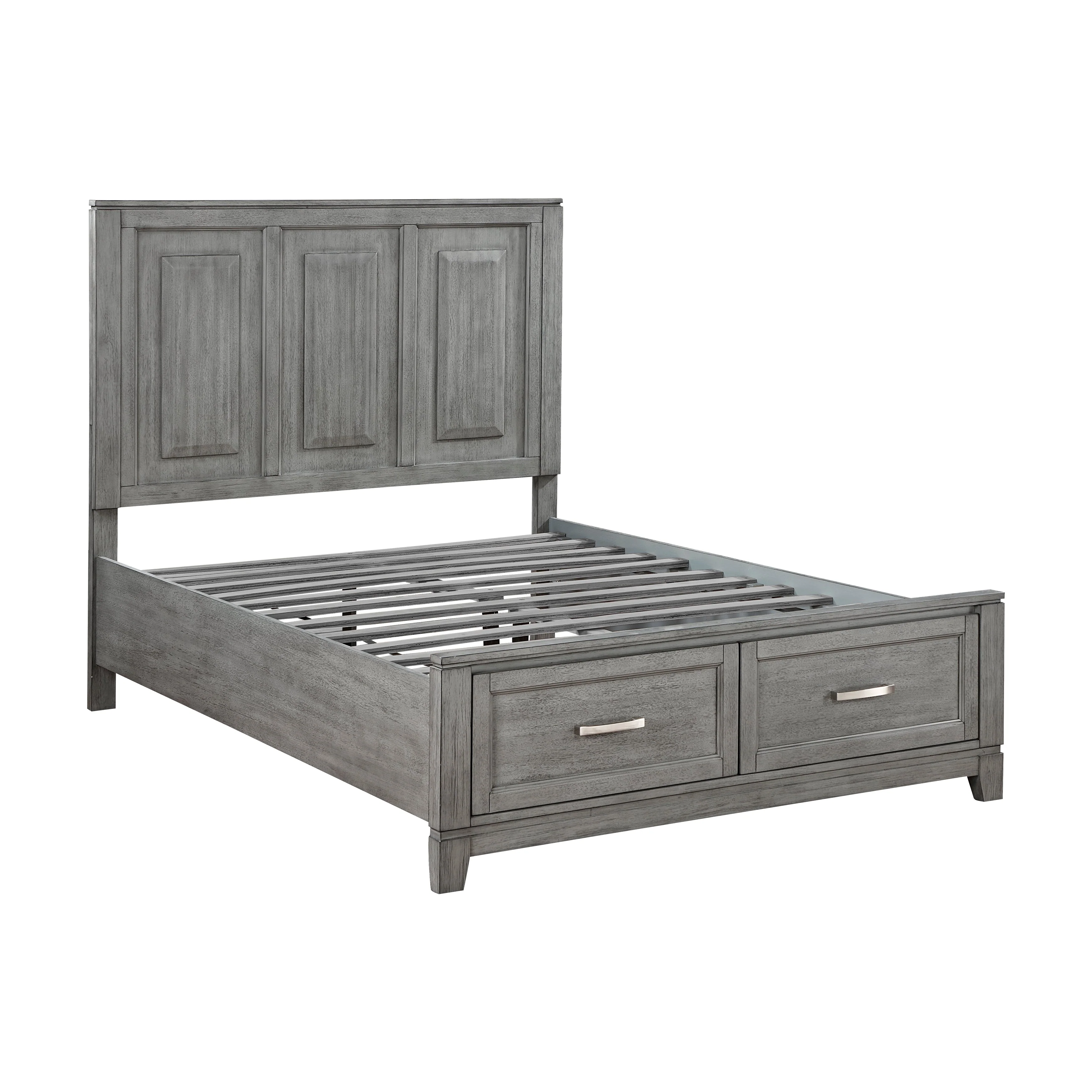 Garretson Gray Full Storage Platform Bed - Image 4