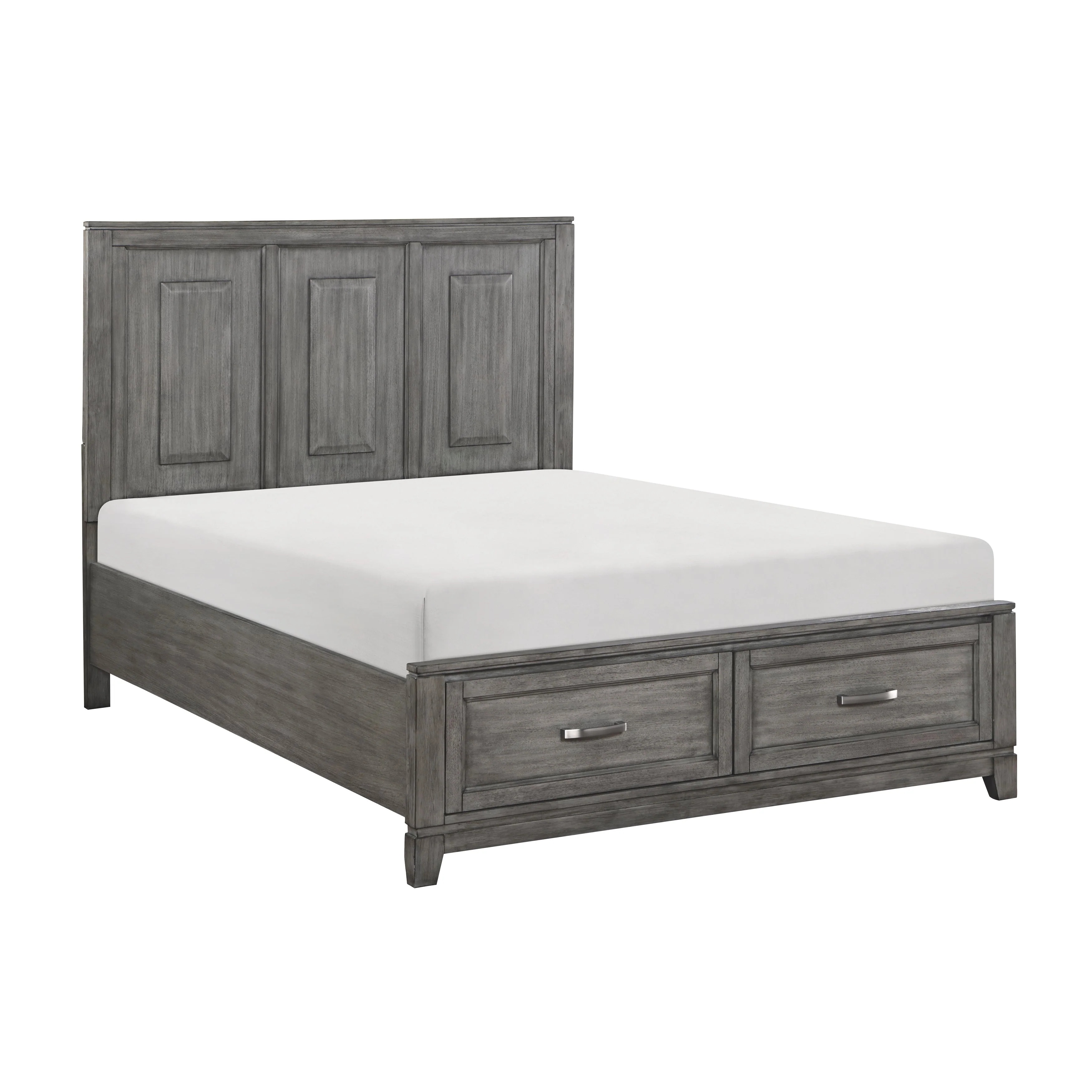 Garretson Gray King Storage Platform Bed