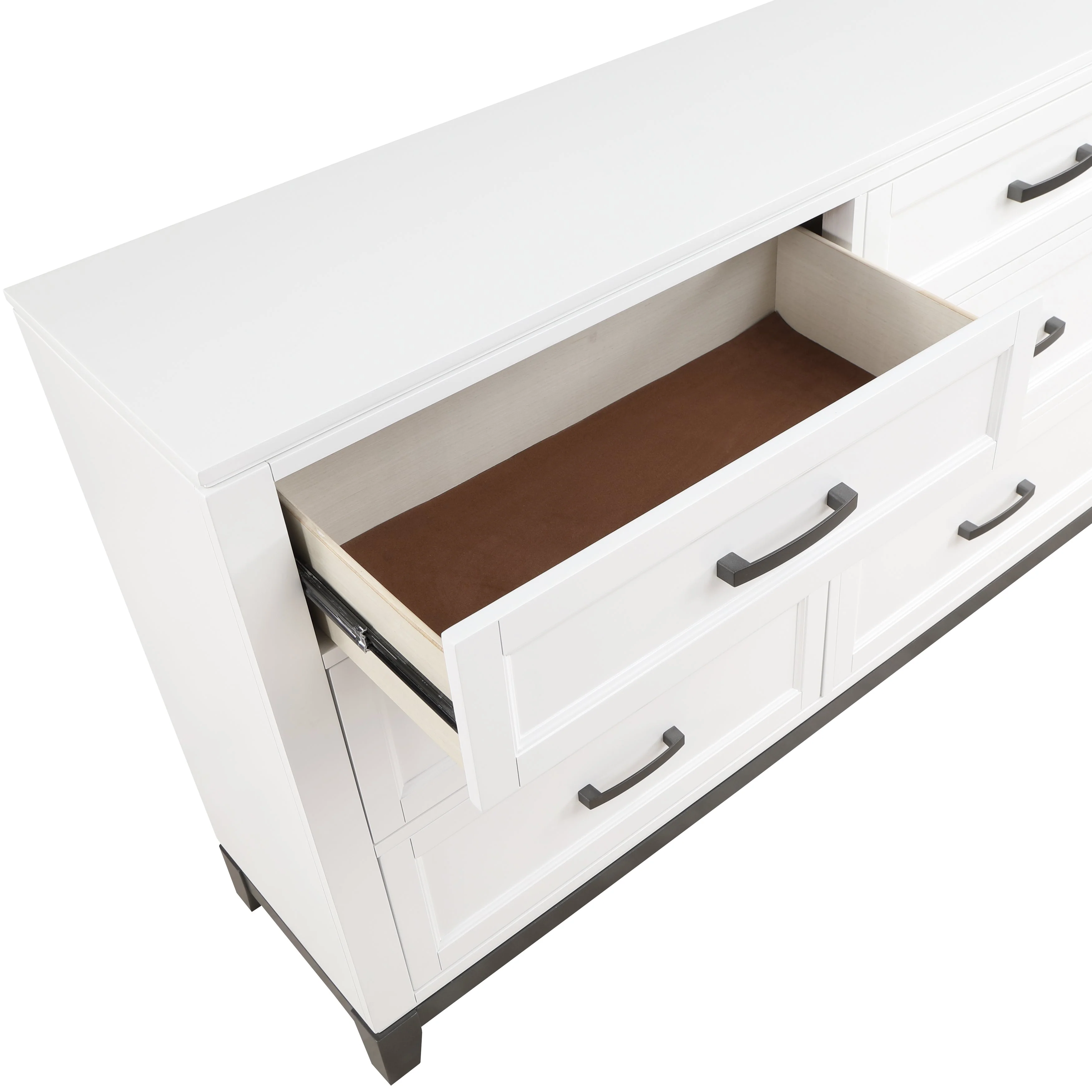 Garretson White Dresser - Image 3