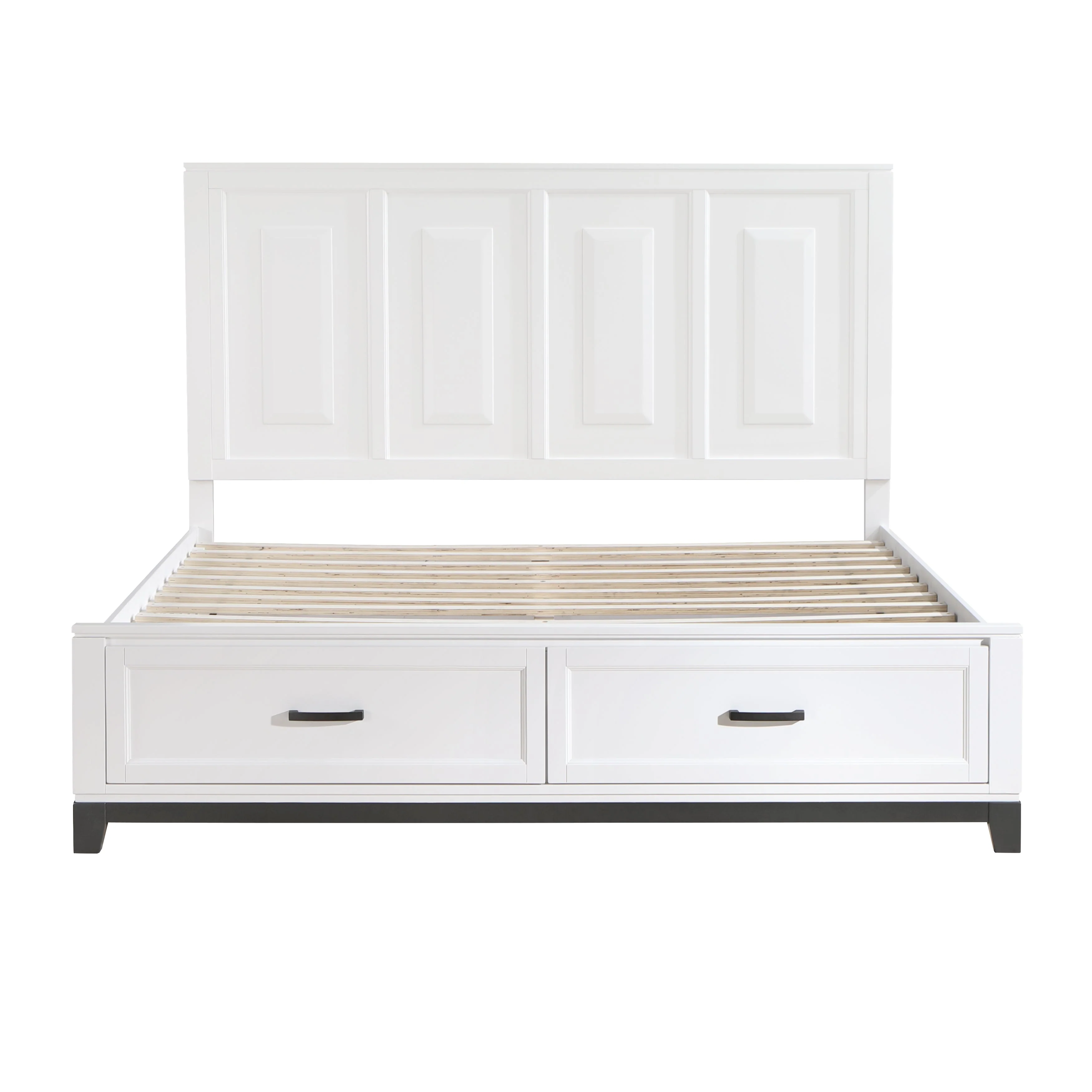 Garretson White King Storage Platform Bed - Image 2