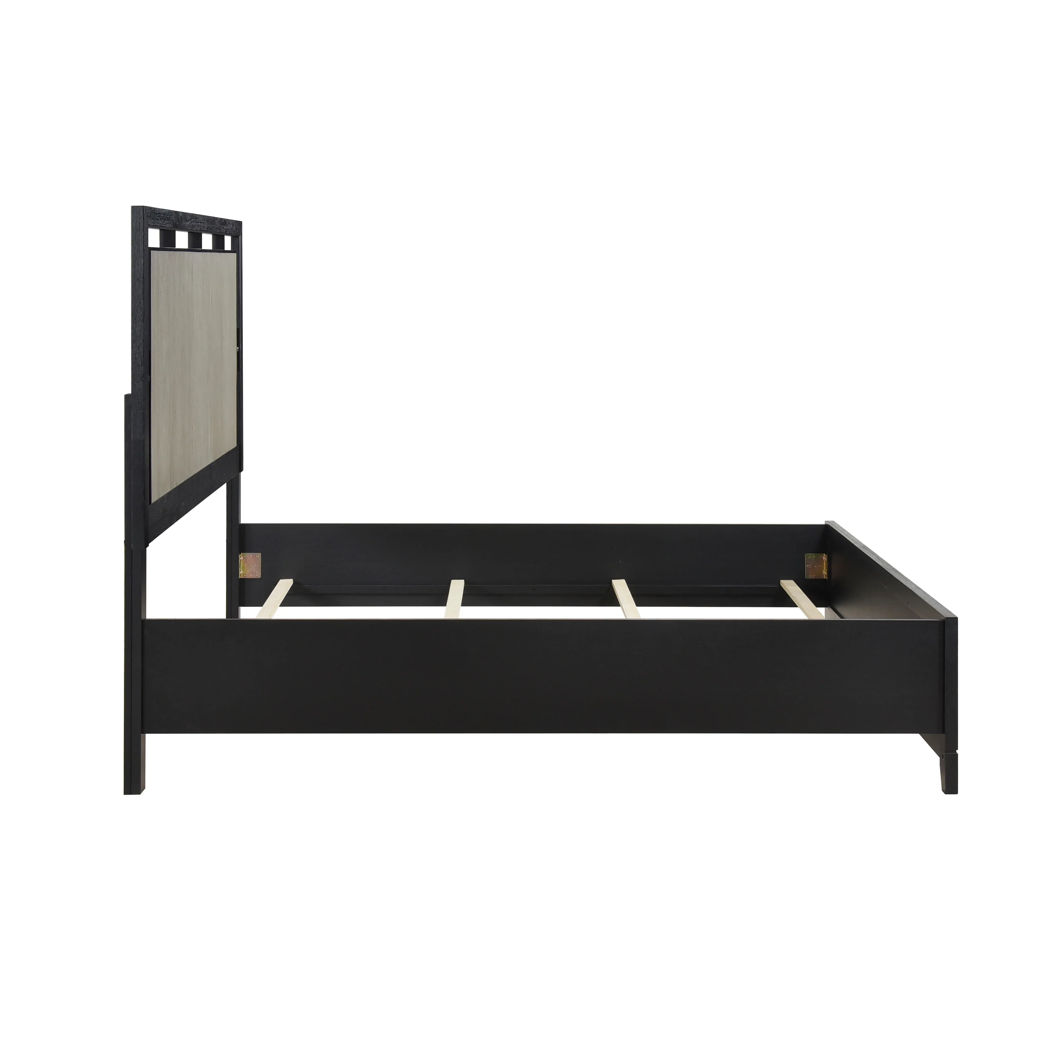 Garrison Charcoal & Gray King LED Panel Bed - Image 11