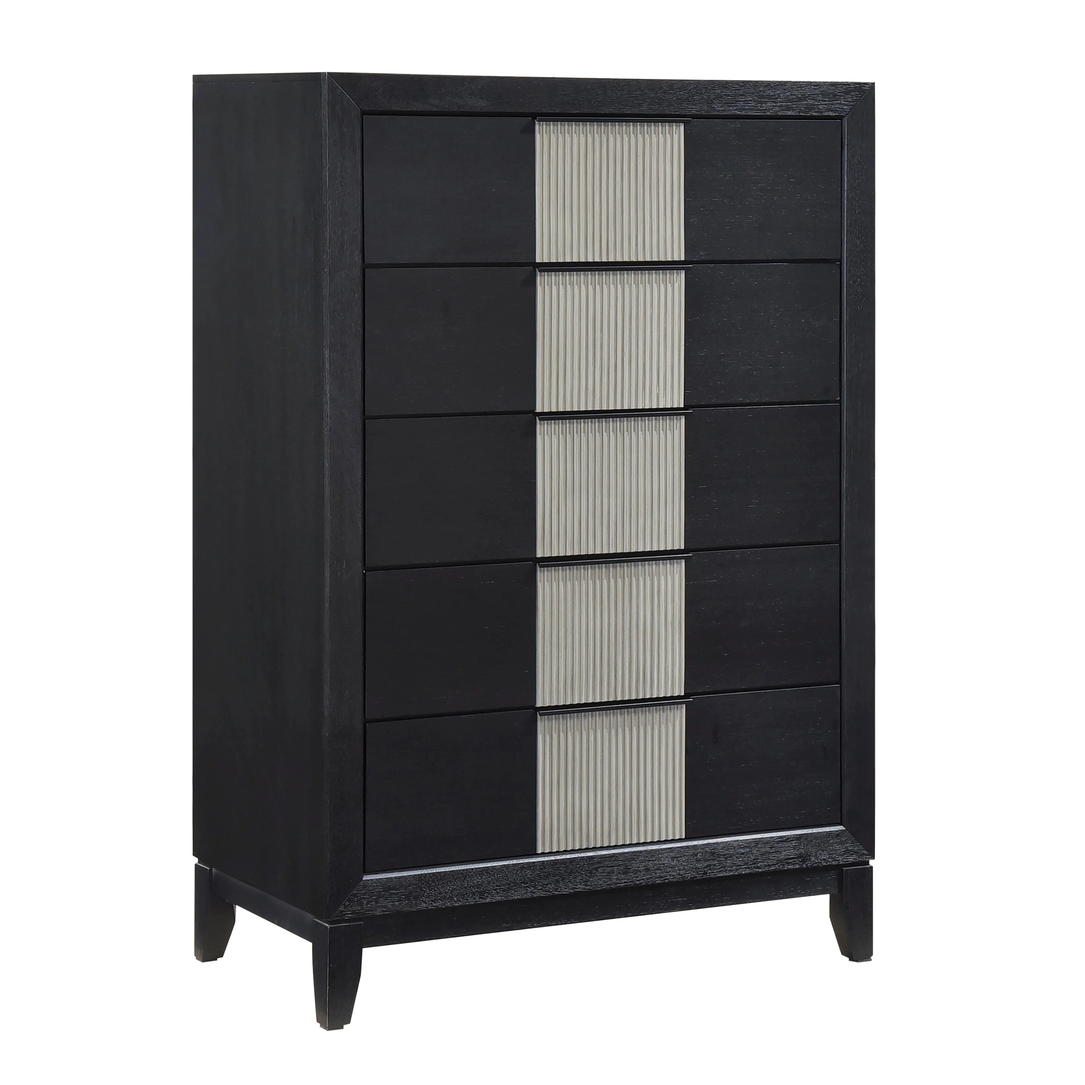 Garrison Charcoal/Gray LED Panel Bedroom Set - Image 21