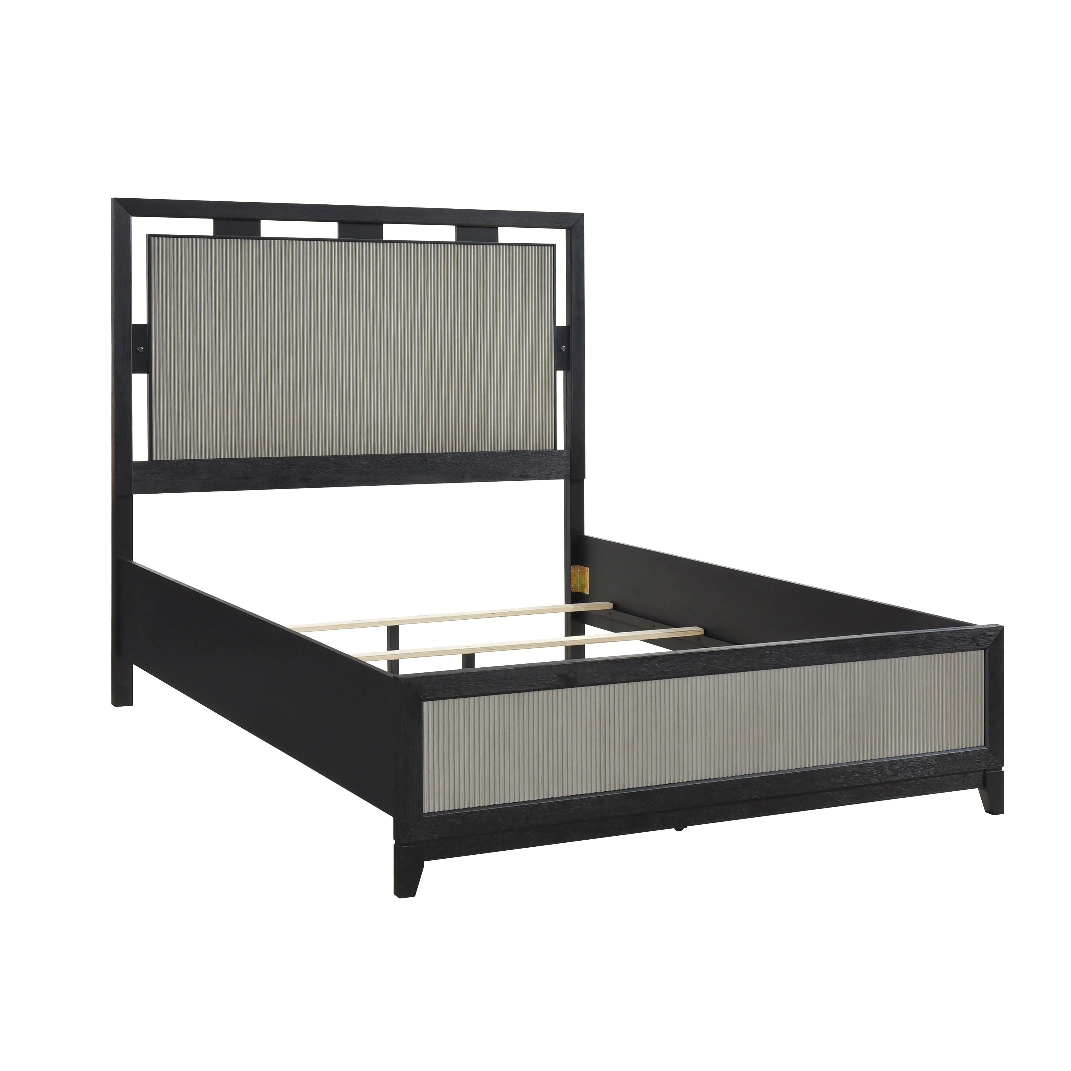 Garrison Charcoal/Gray LED Panel Bedroom Set - Image 8