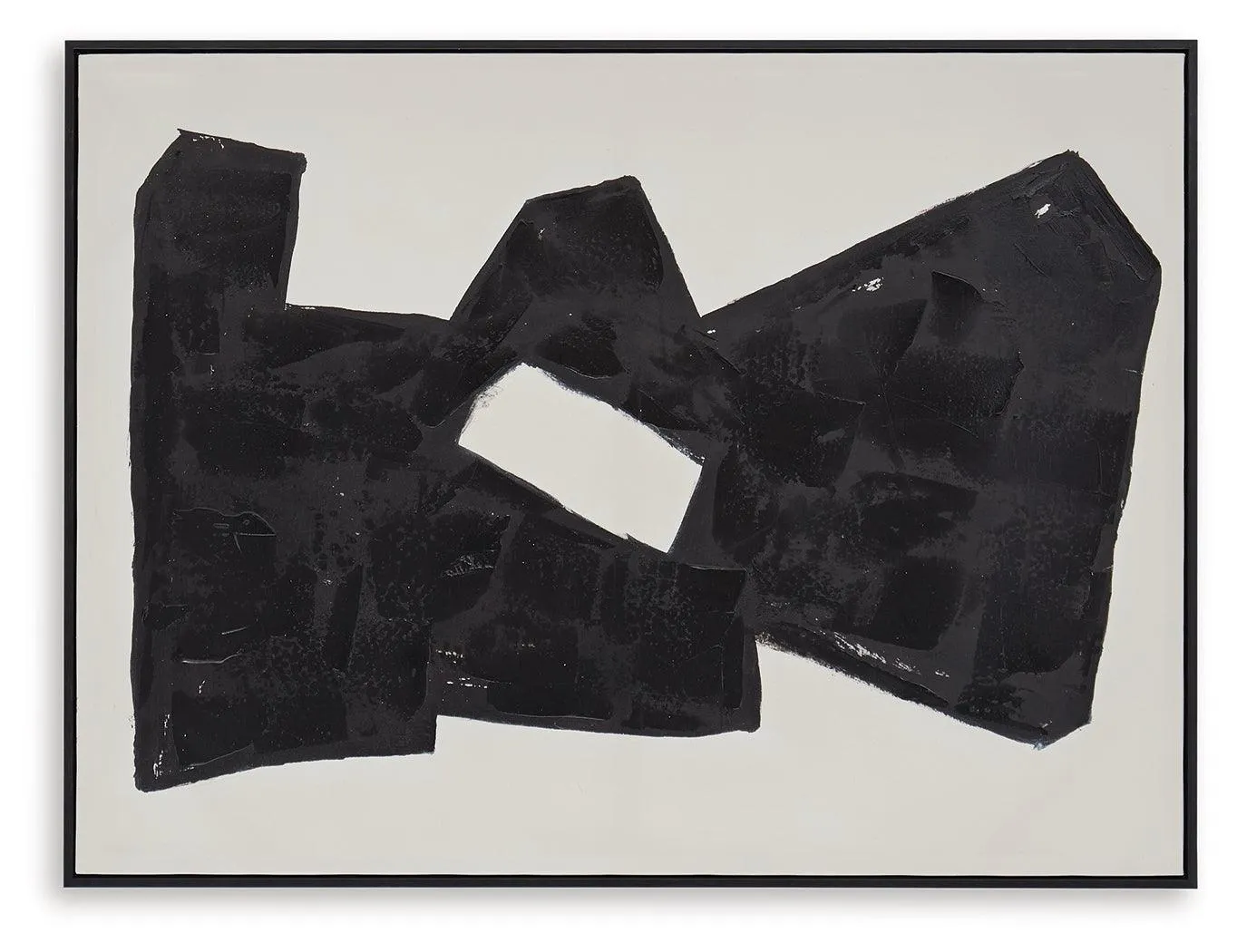 Garviery Black/Cream Wall Art - Image 4