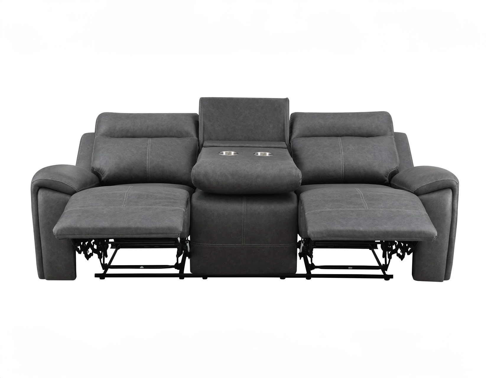 Gaston Gray 3-Piece Manual Reclining Set - Image 9