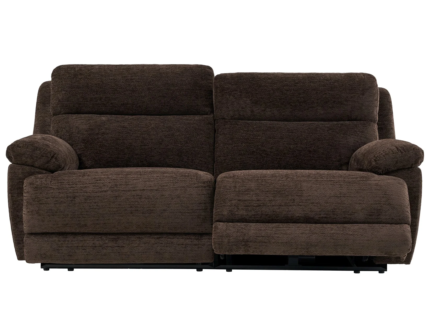 Gatlin Brown Fabric Dual-Power 2-Piece Reclining Loveseat - Image 3