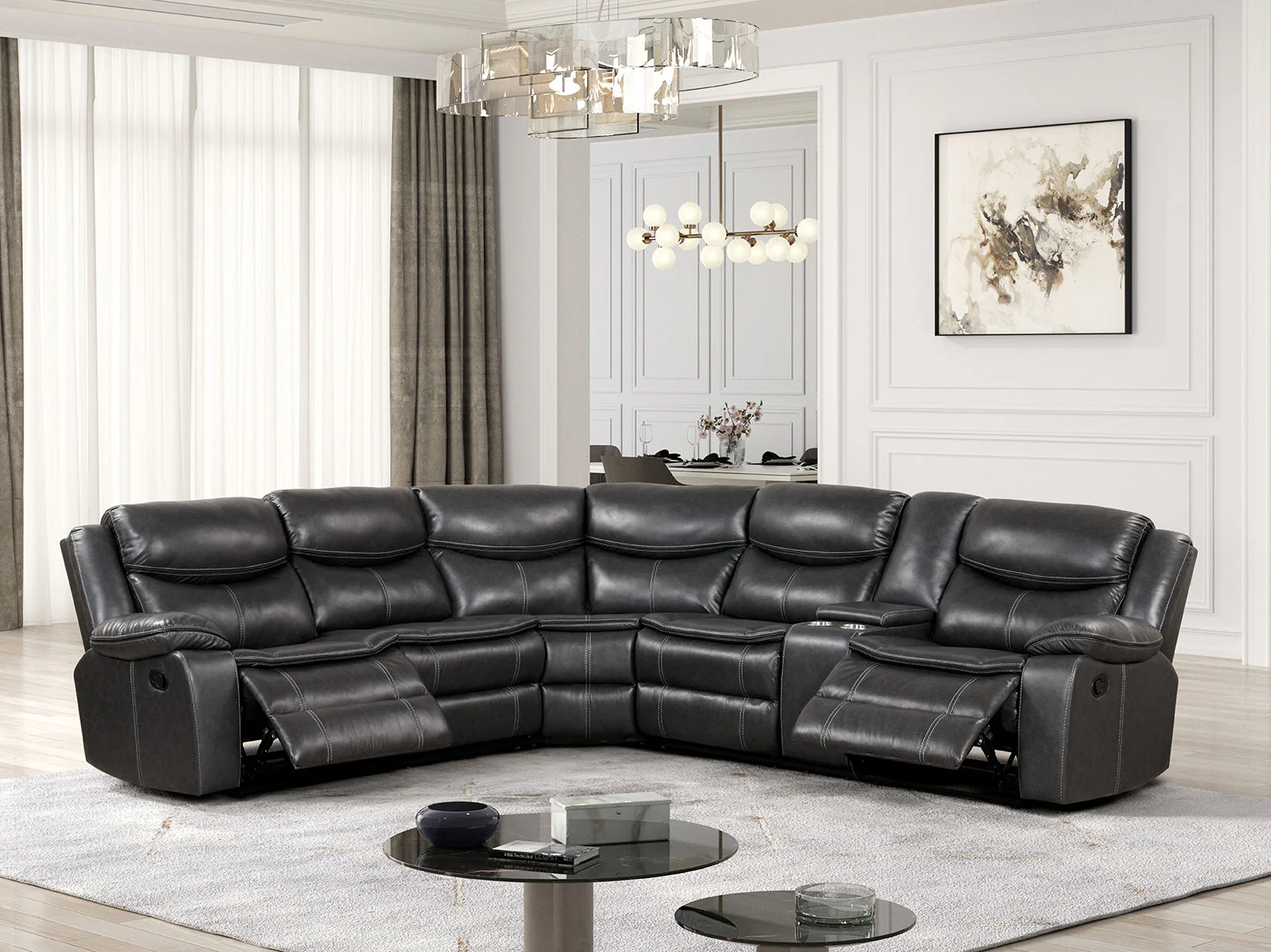 Gatria Gray Sectional