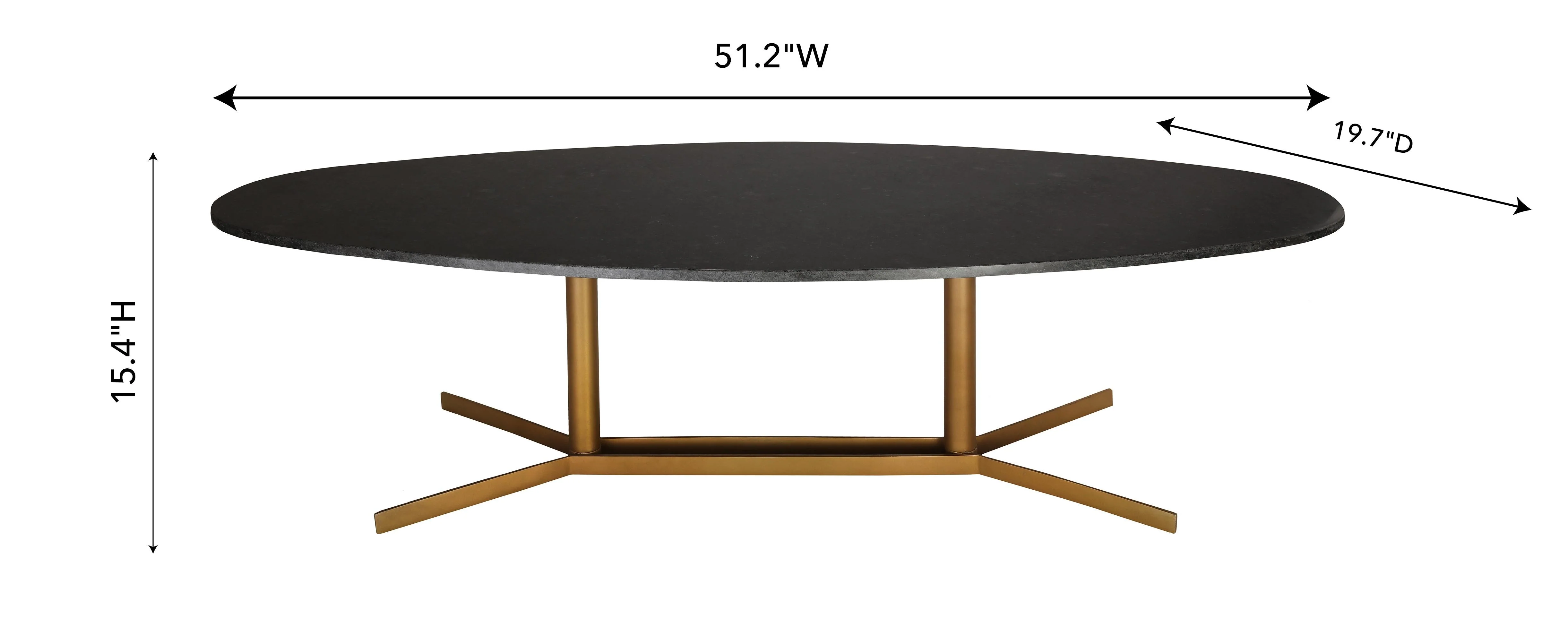 Gemma Black Marble Coffee Table - Image 5