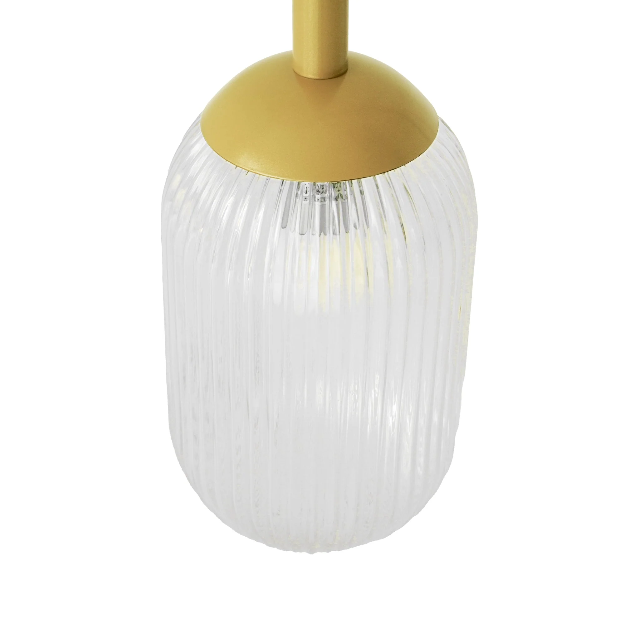 Gemma Pendant Lamp - Gold and Clear - Image 3