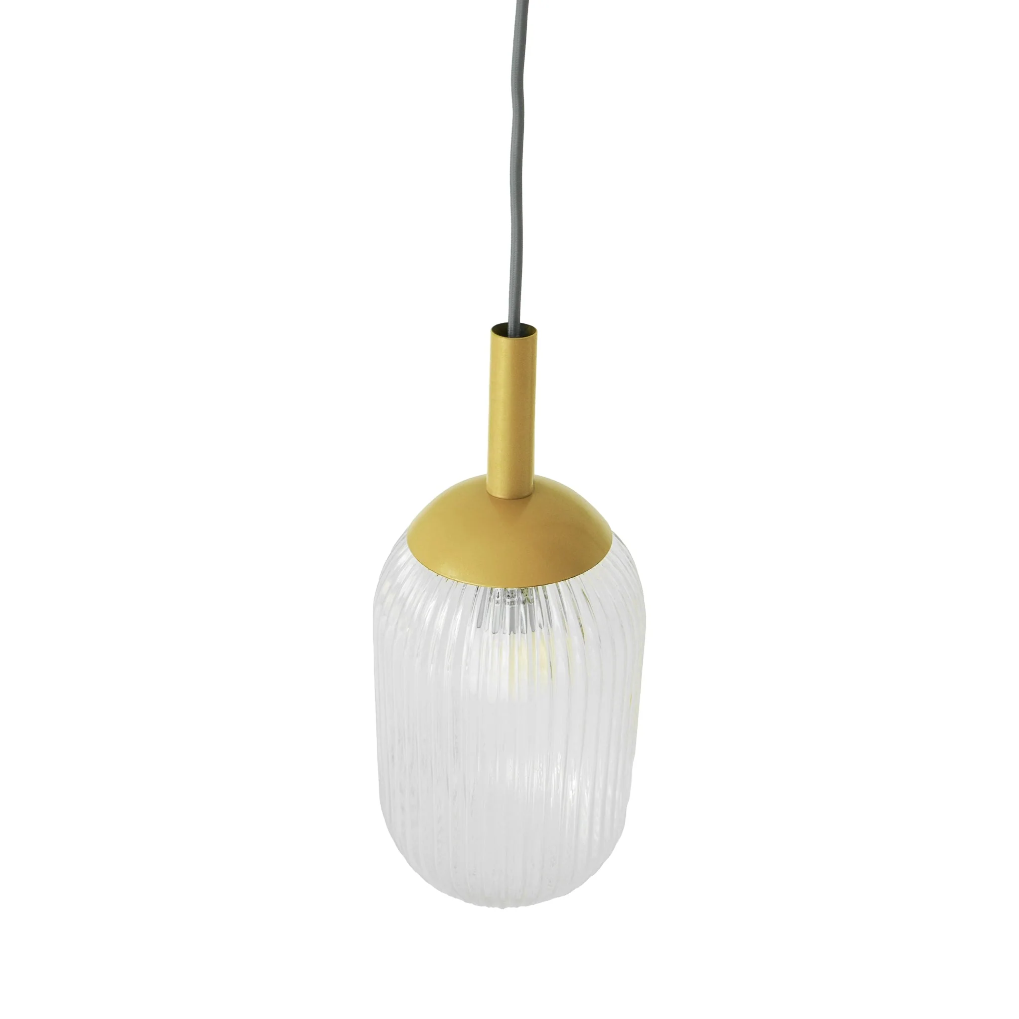 Gemma Pendant Lamp - Gold and Clear - Image 4
