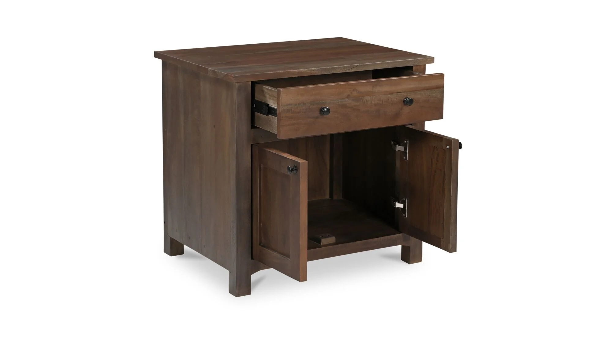 Gene Charging Nightstand Dark Brown - Image 2