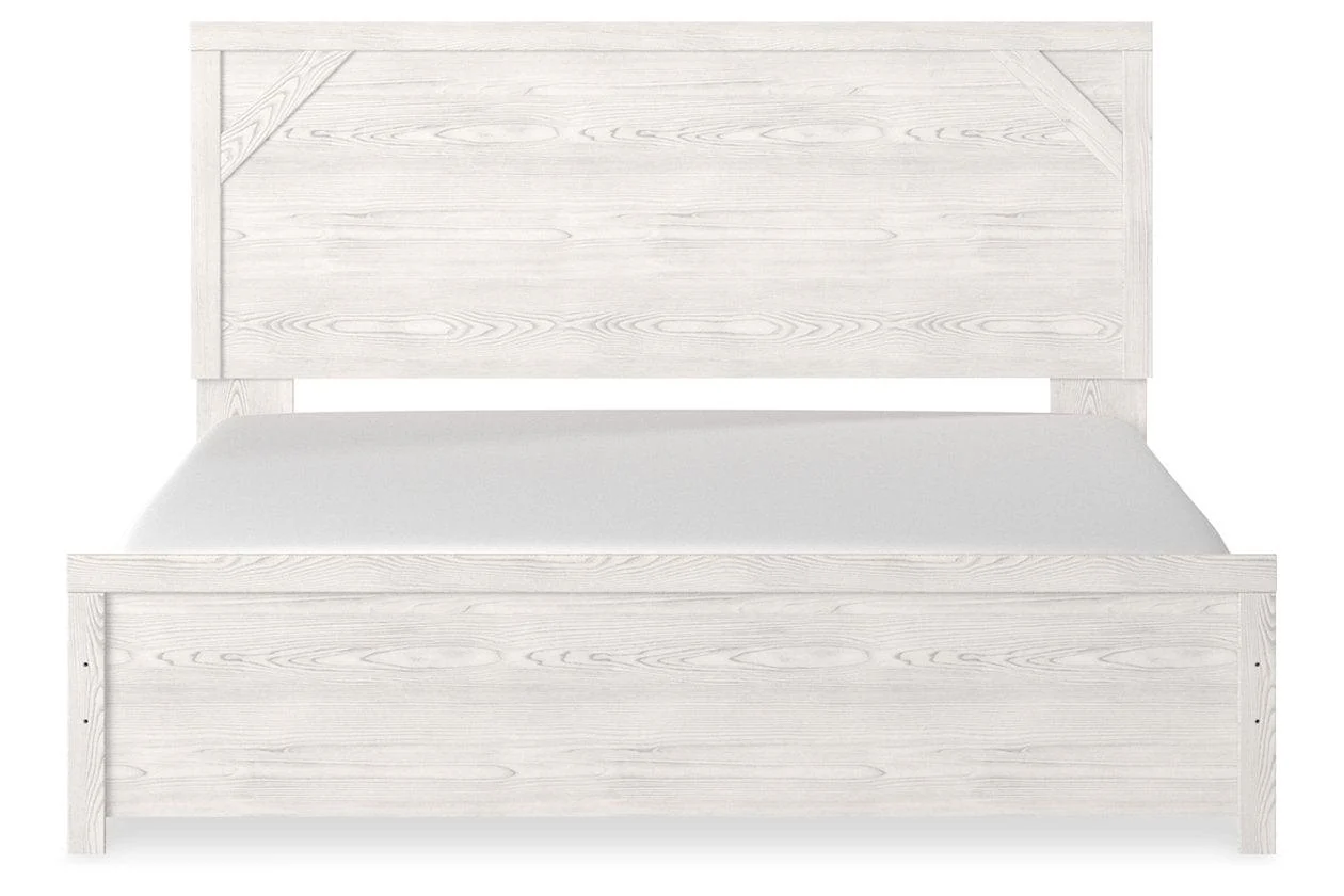 Gerridan White/Gray King Panel Bed - Image 3