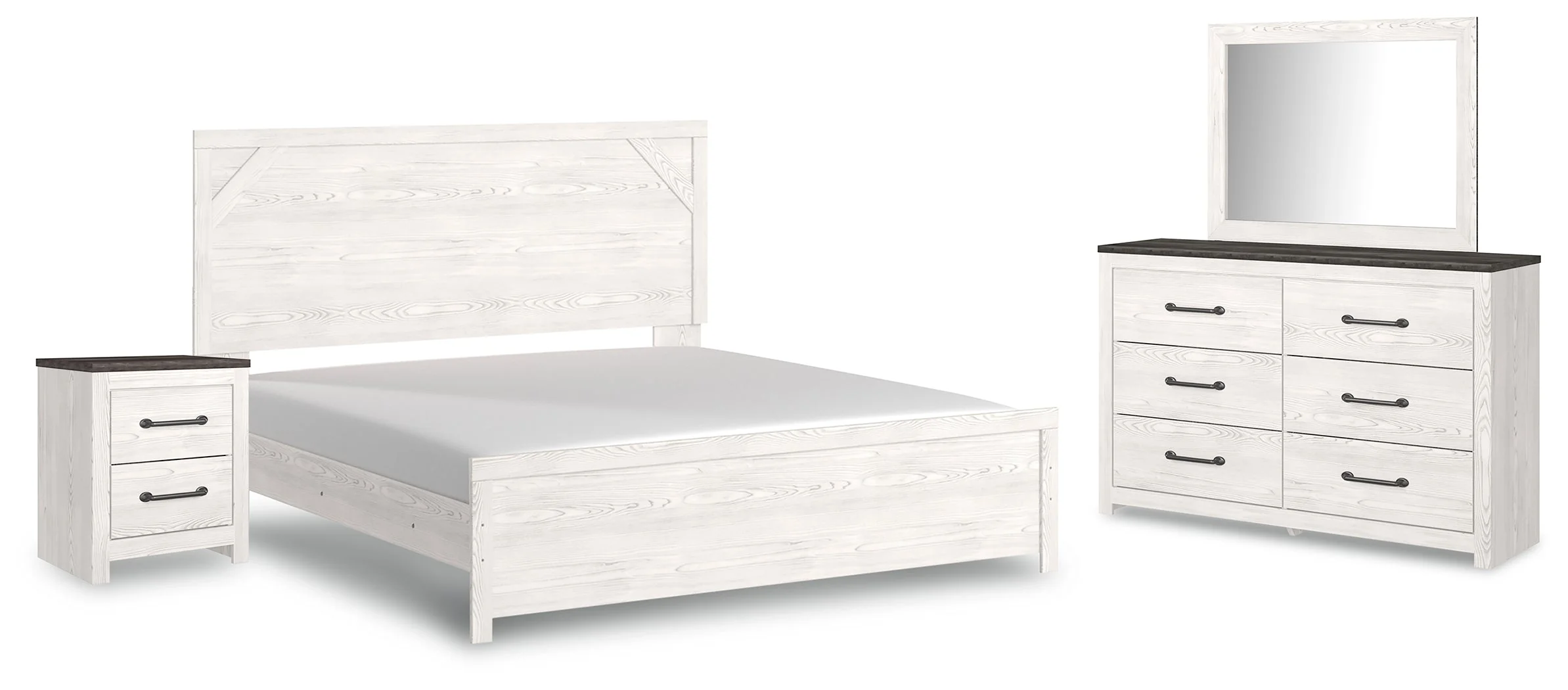 Gerridan White/Gray Panel Bedroom Set - Image 9