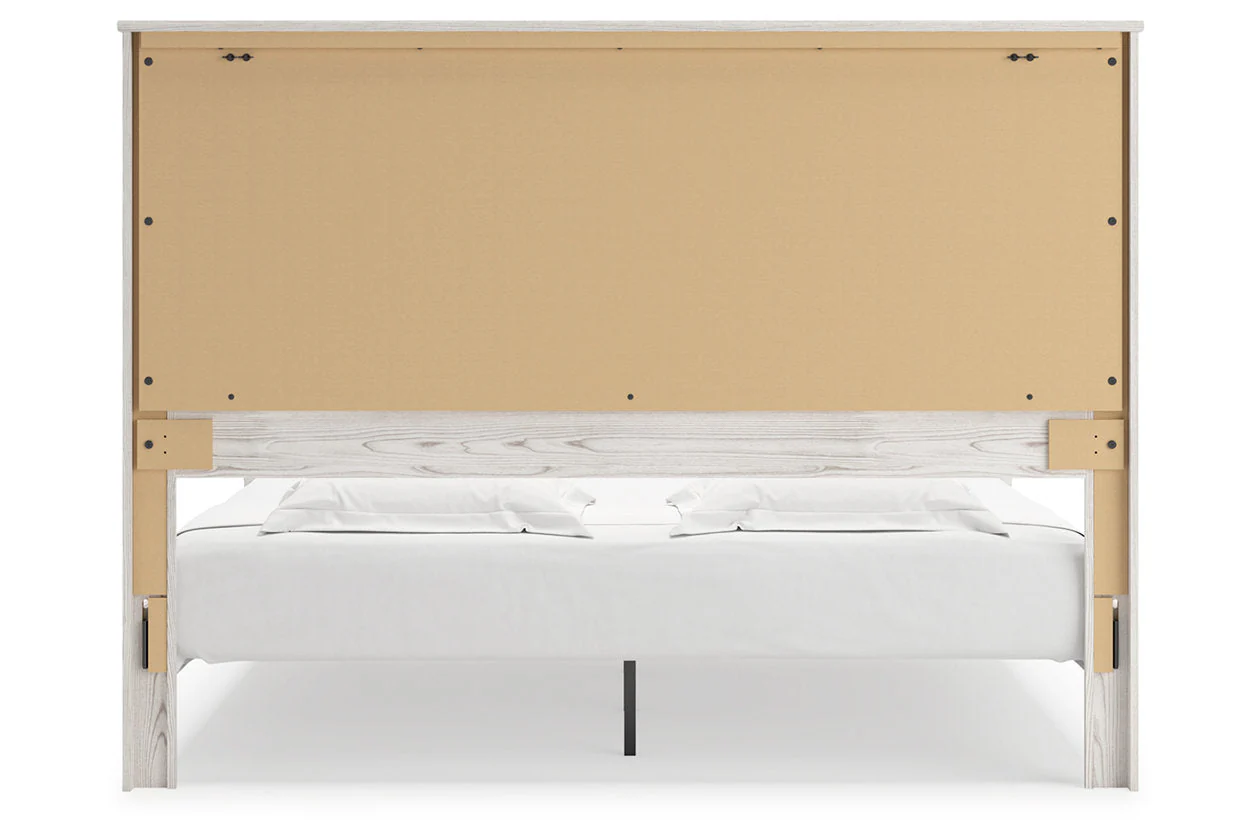 Gerridan White King LED Panel Bed - Image 6