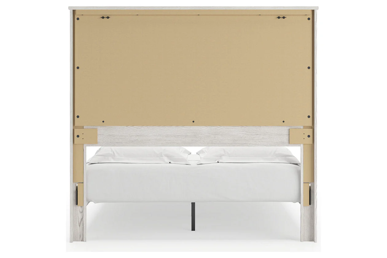 Gerridan White Queen LED Panel Bed - Image 6