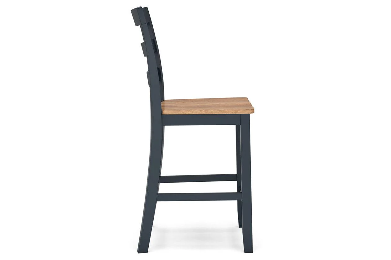 Gesthaven Natural/Blue Counter Height Dining Table and 2 Barstools - Image 12