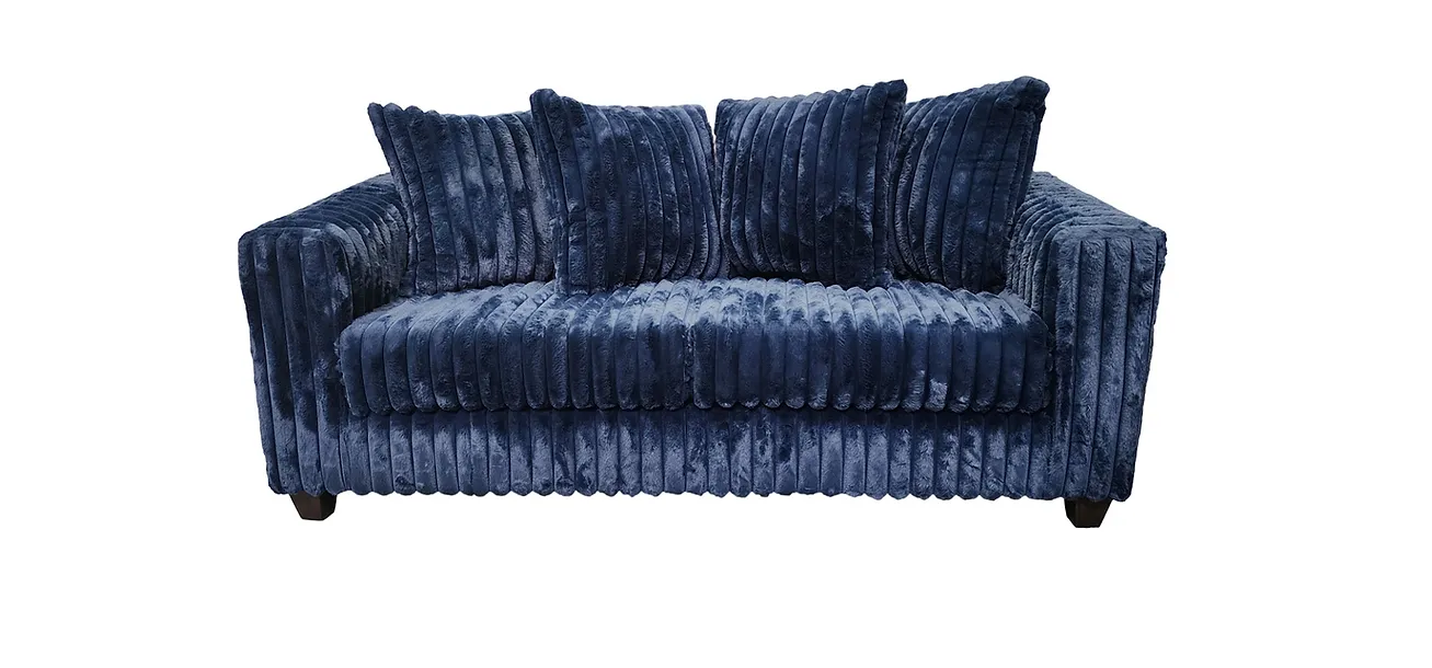 Gia Blue Sofa & Loveseat - Image 2