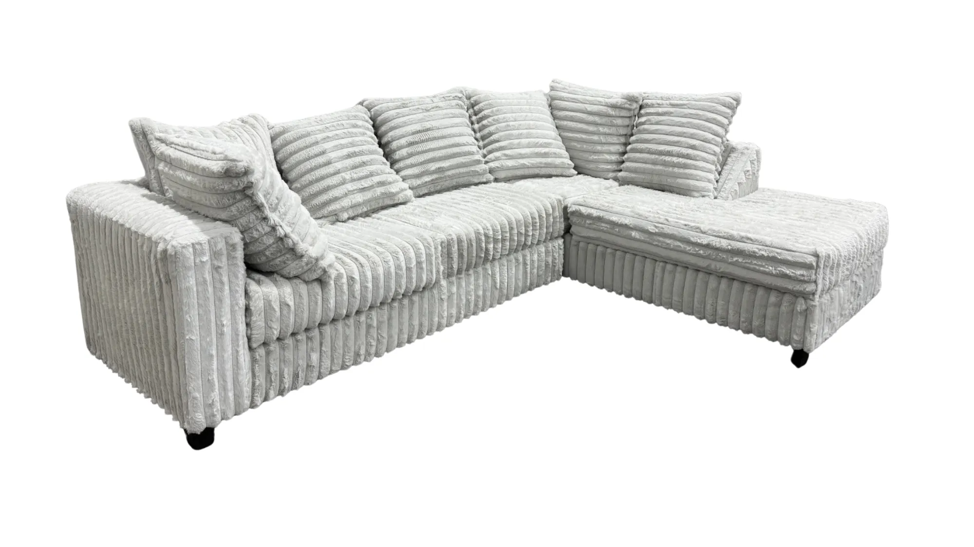 Gia Silver Arm Facing (RAF) Sectional - Image 2