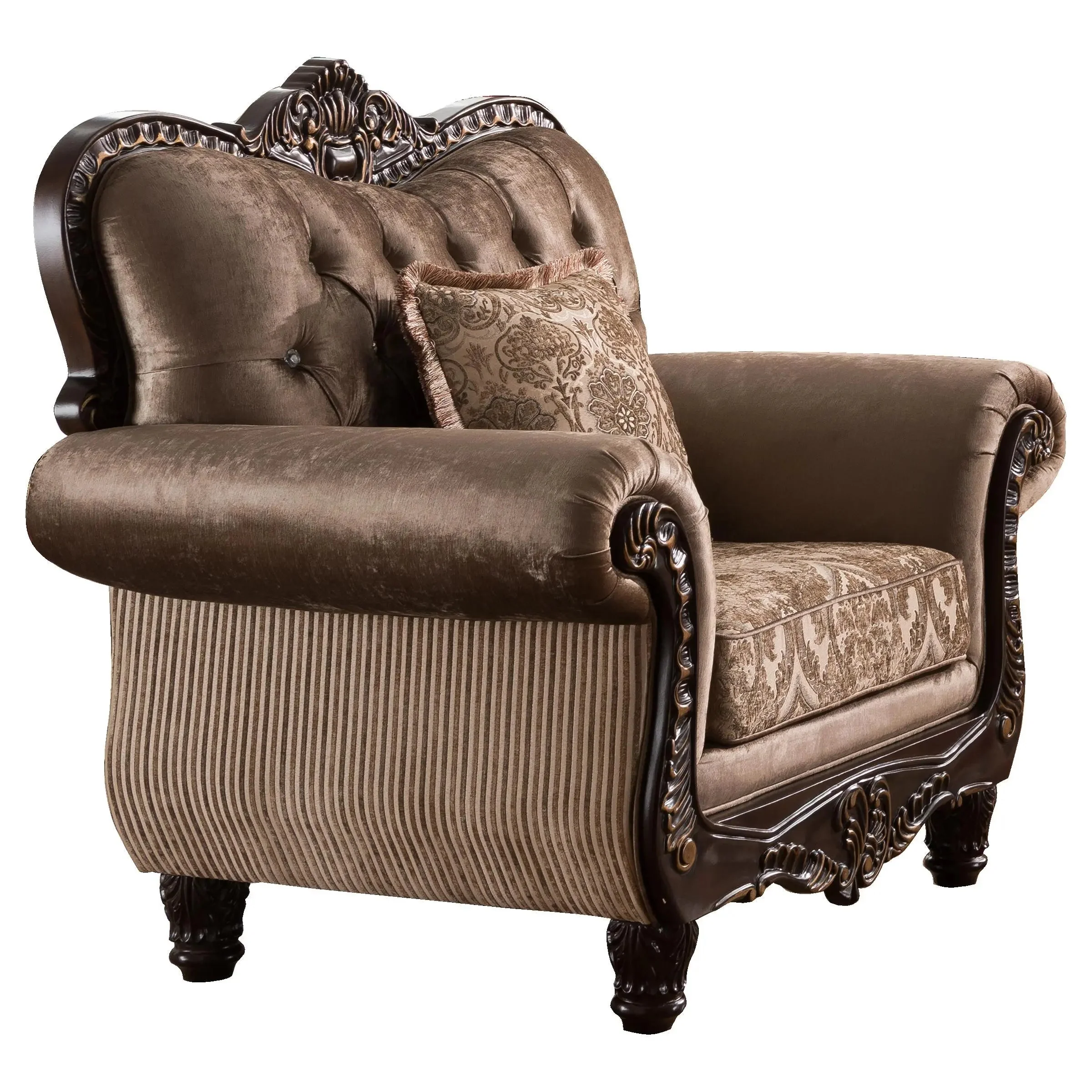 Giana Traditional Style Cherry Finish Wood Chair