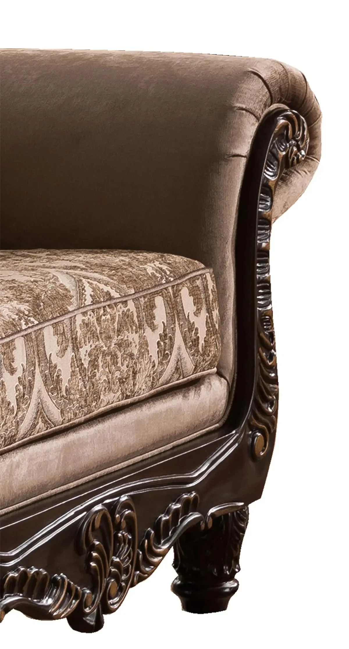 Giana Traditional Style Cherry Finish Wood Chair - Image 3