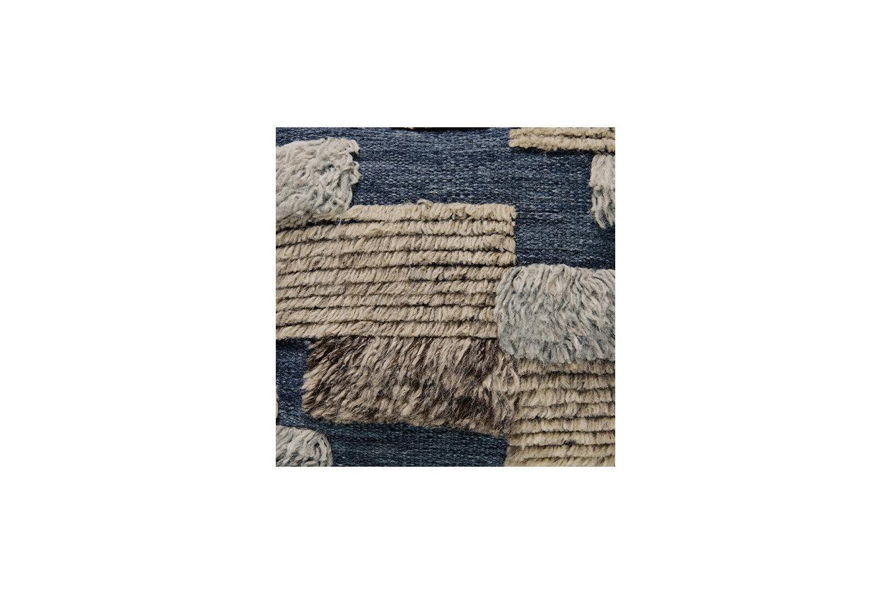Gibbend Blue/Gray/White Pillow - Image 5