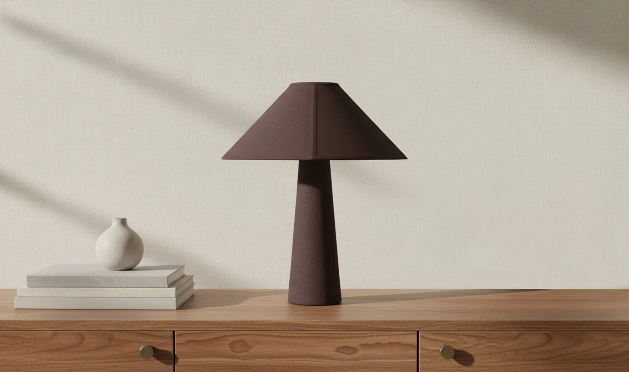 Gigi Table Lamp Dark Brown - Image 2