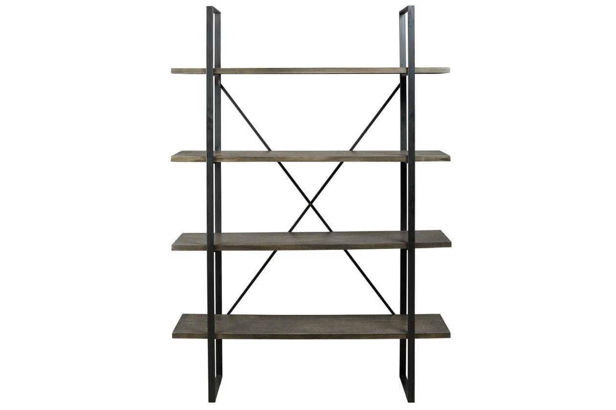 Gilesgrove Black/Gray Bookcase - Image 2