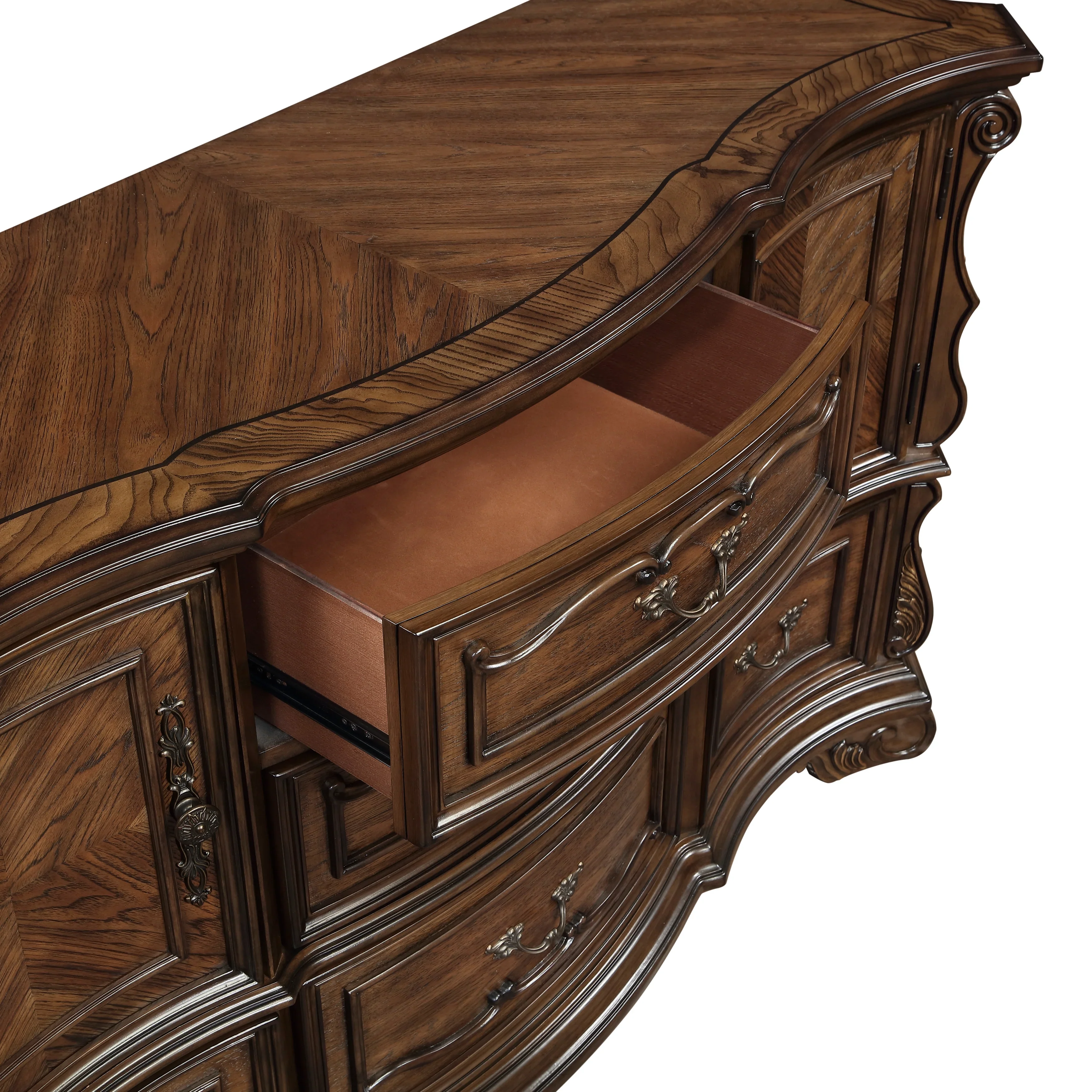 Gilmartin Dark Brown Dresser - Image 4