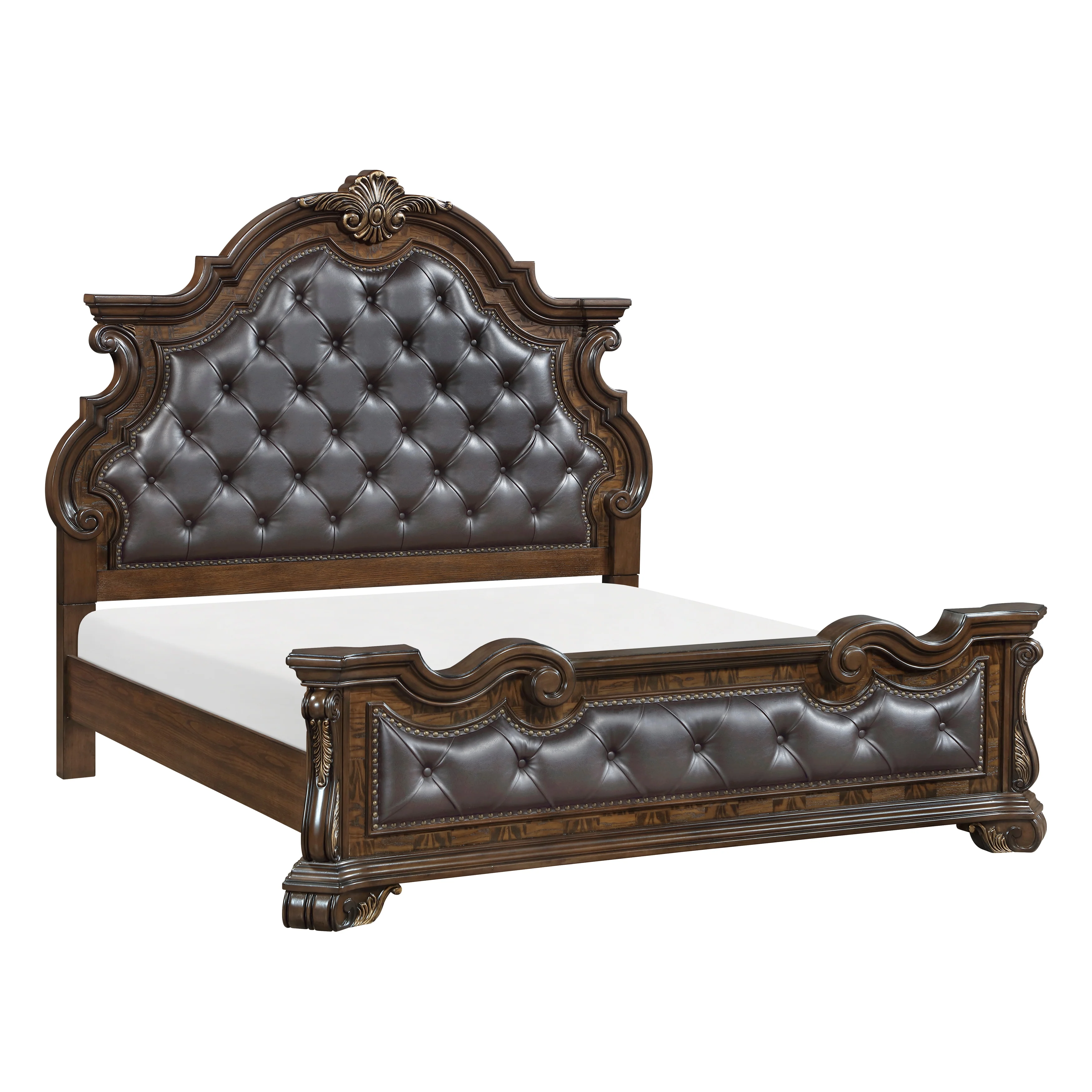 Gilmartin Dark Brown Eastern King Panel Bed - Image 5