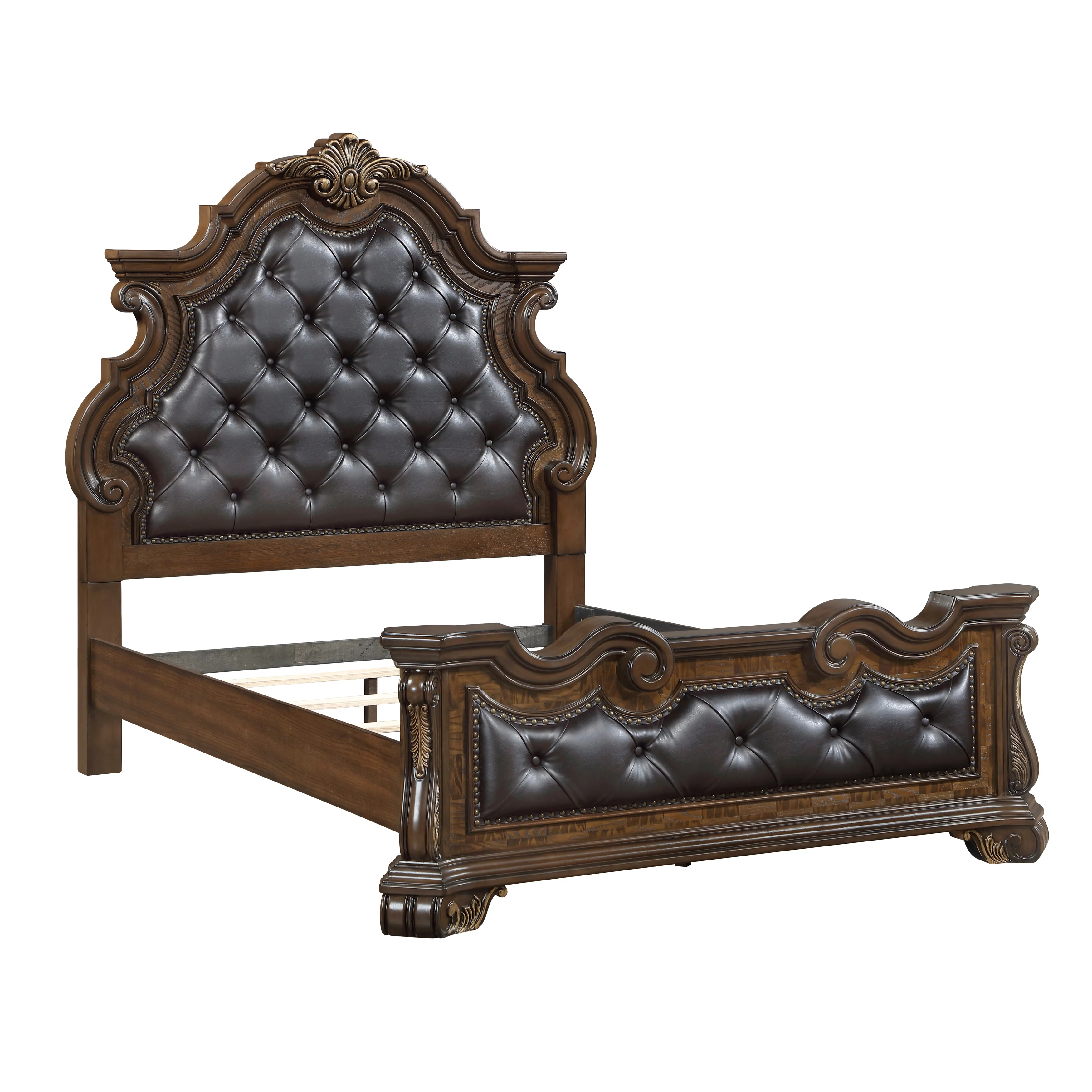 Gilmartin Dark Brown Queen Panel Bed - Image 4
