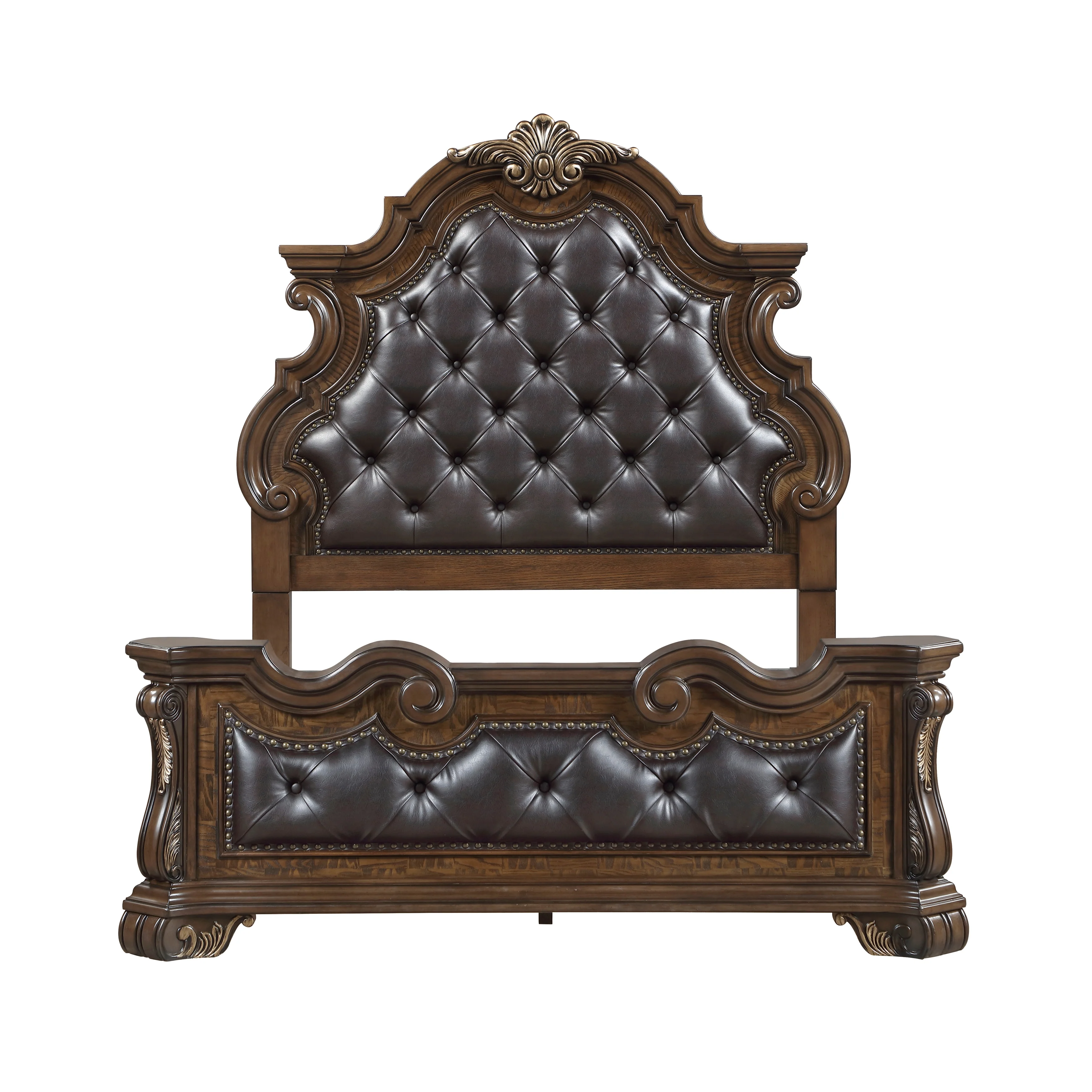 Gilmartin Dark Brown Queen Panel Bed - Image 2