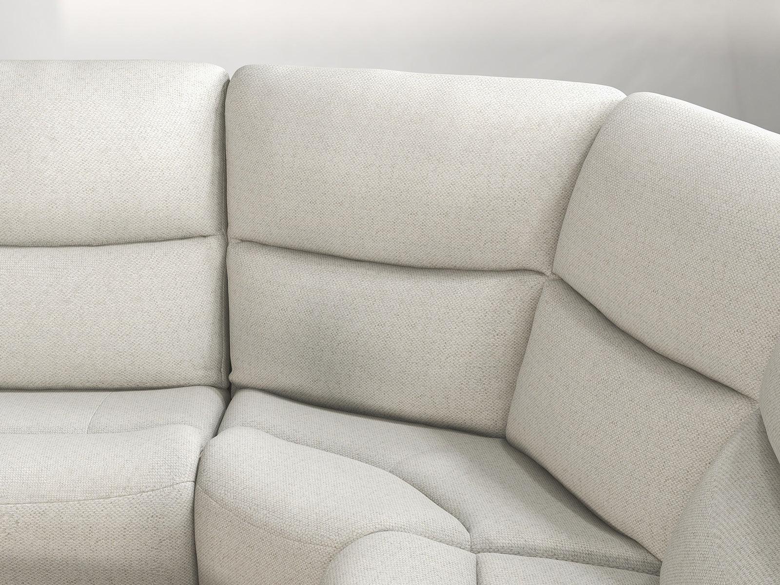 Giraldus Beige Motion Manual Reclining Sectional - Image 3