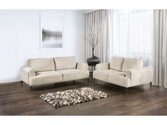 Gladbach Light Brown Upholstery Living Room Set