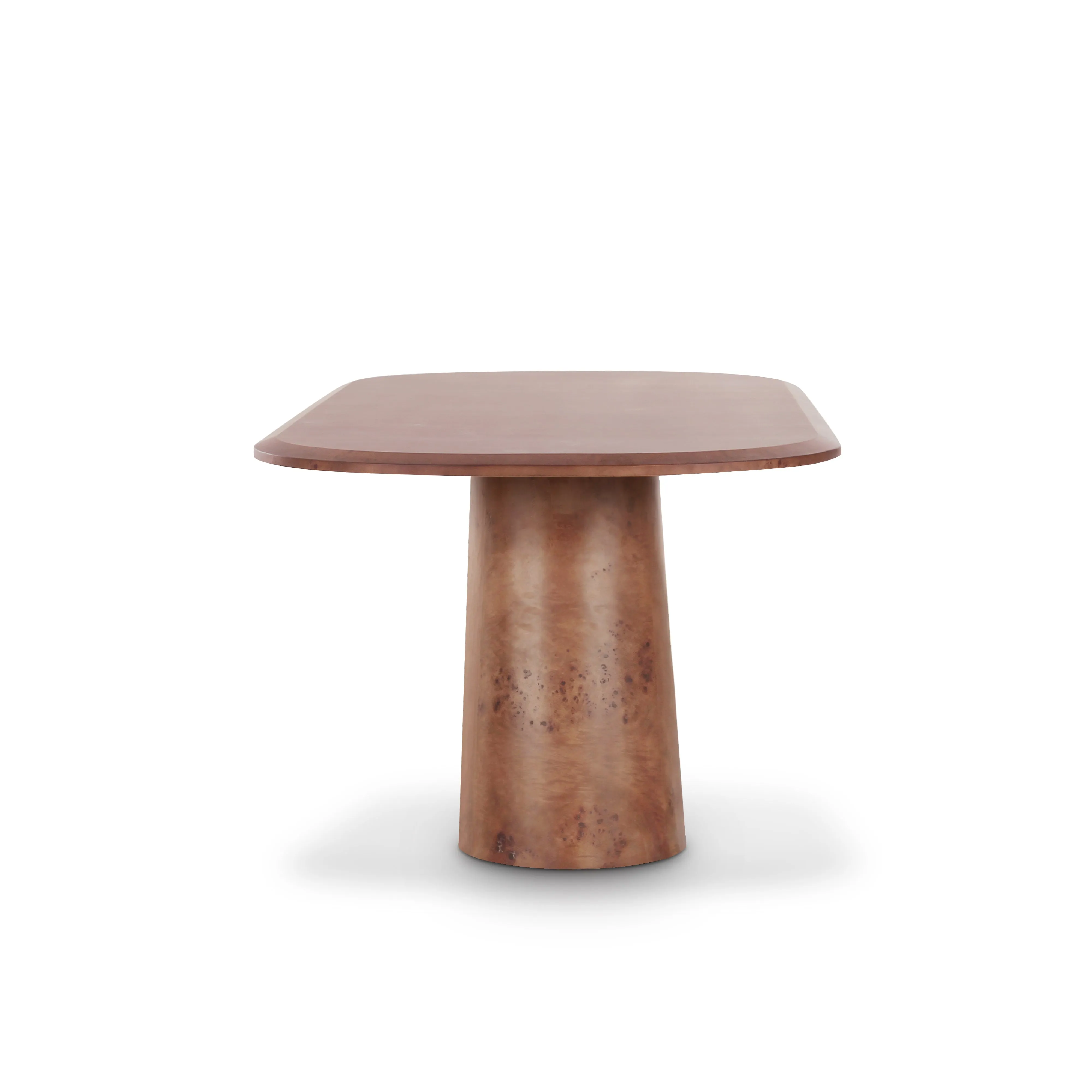 Gladyss 87" Burl Oval Dining Table - Image 3
