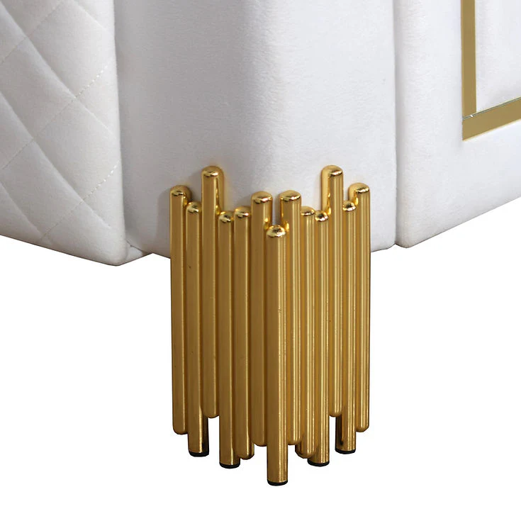 Glamor White Living Room Set - Image 5