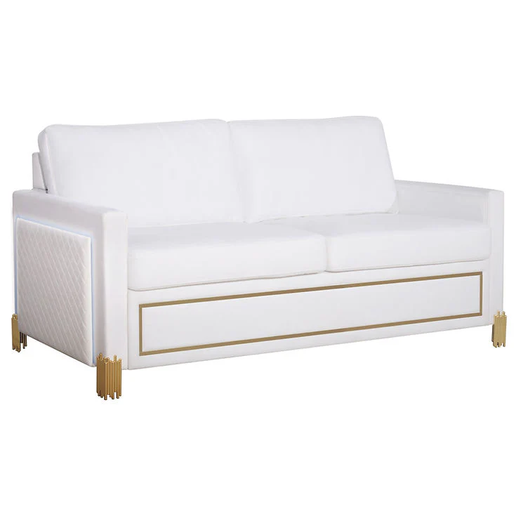 Glamor White Living Room Set - Image 8