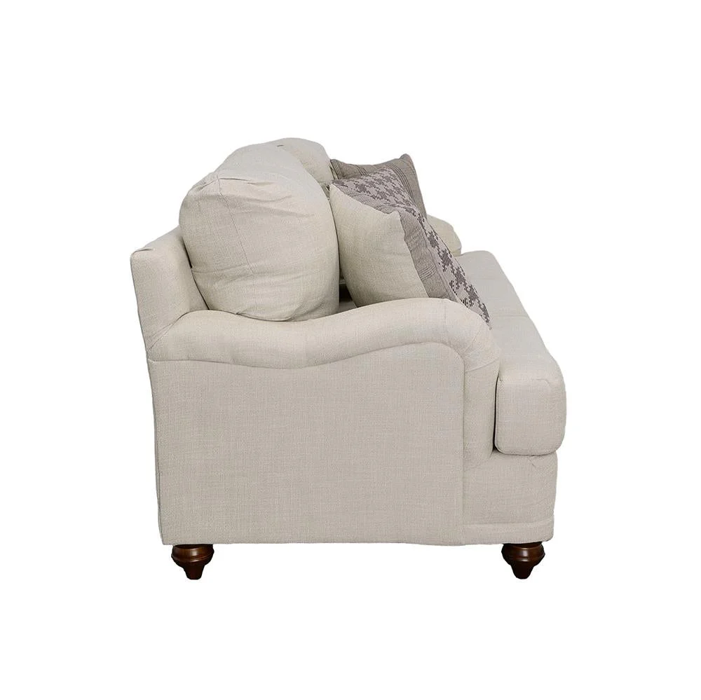 Glenn Light Gray Cushion Back Living Room Set - Image 4