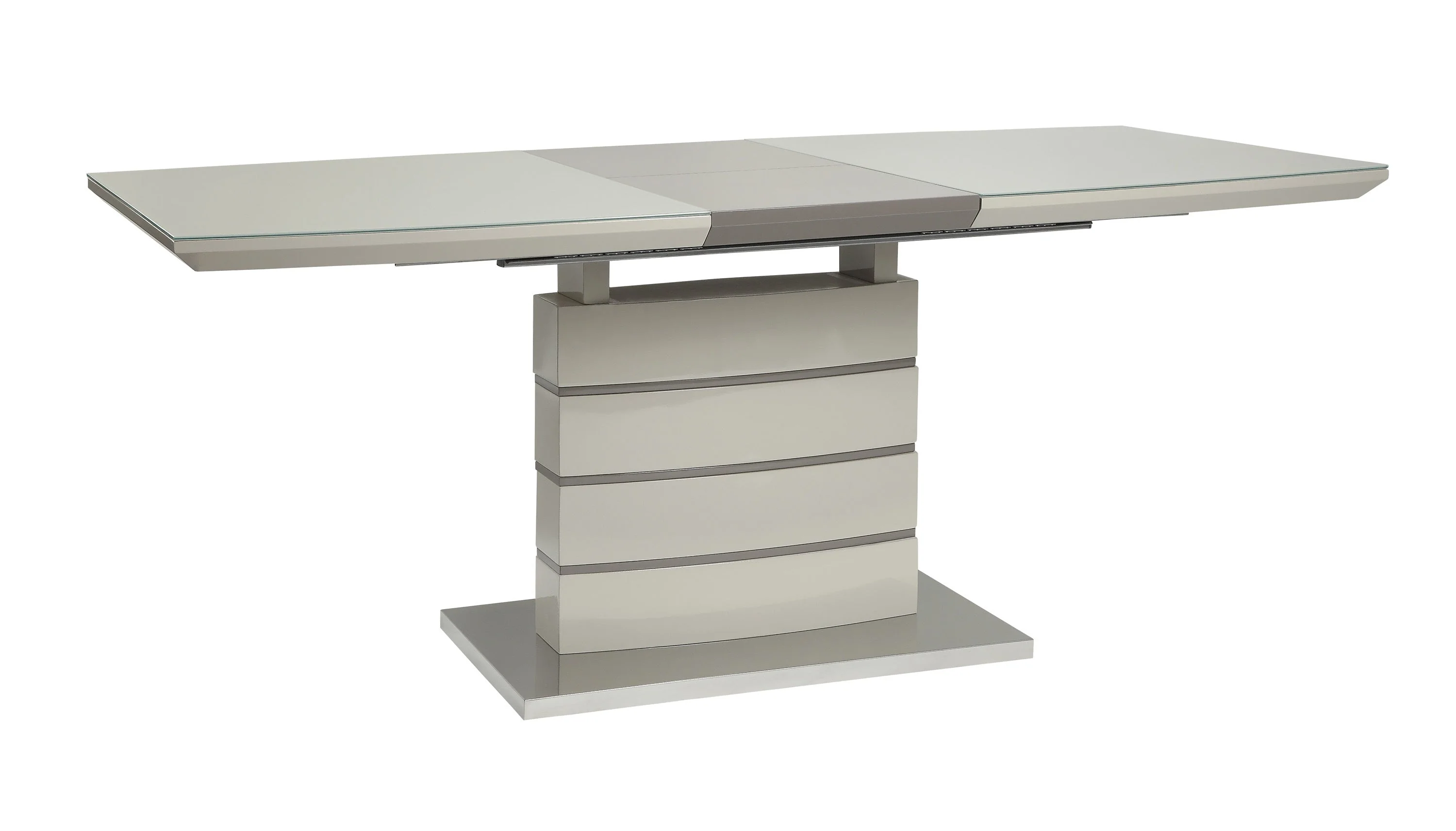 Glissand Chrome Metal/Gray Dining Set - Image 4