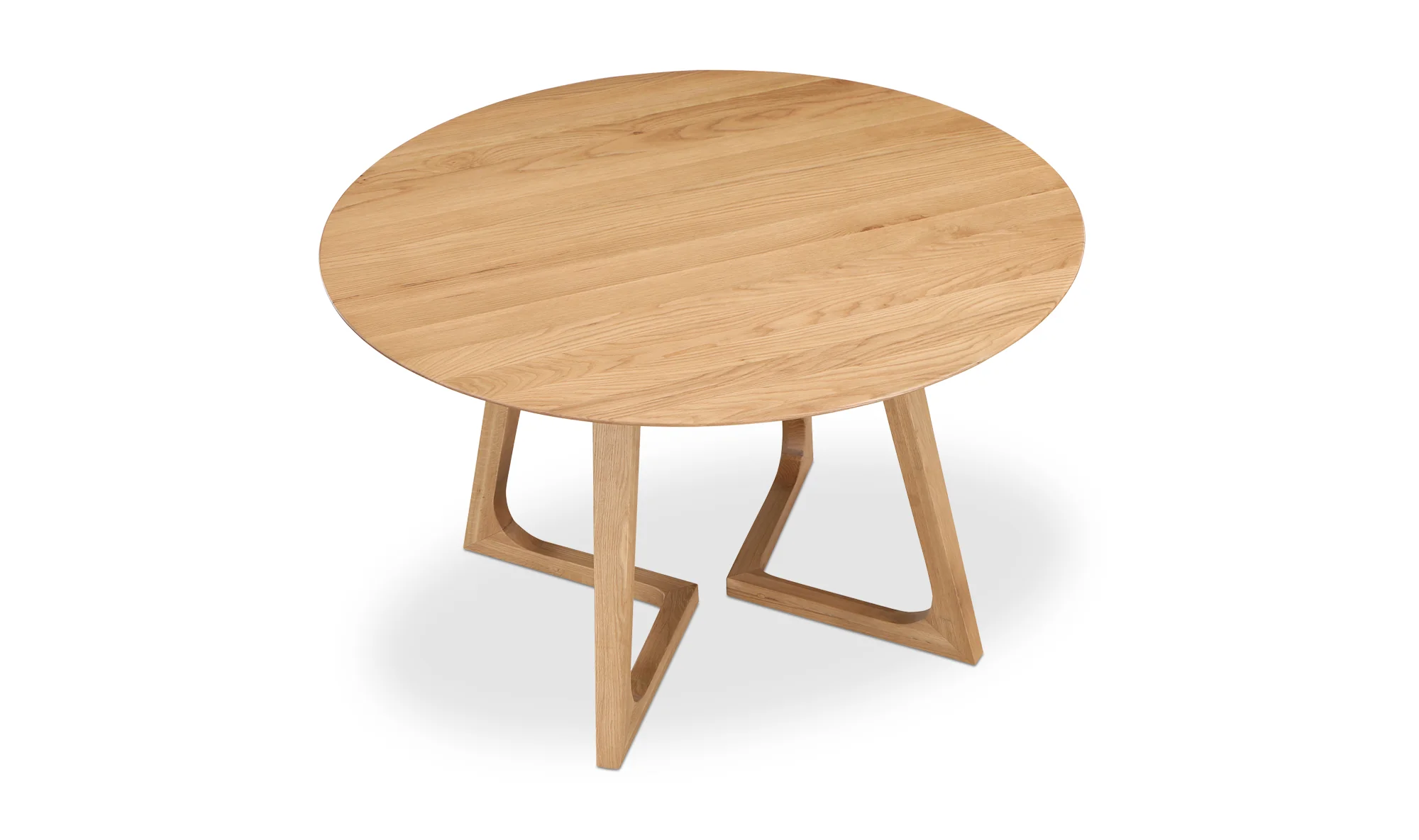 Godenza Round Dining Table Oak - Image 4