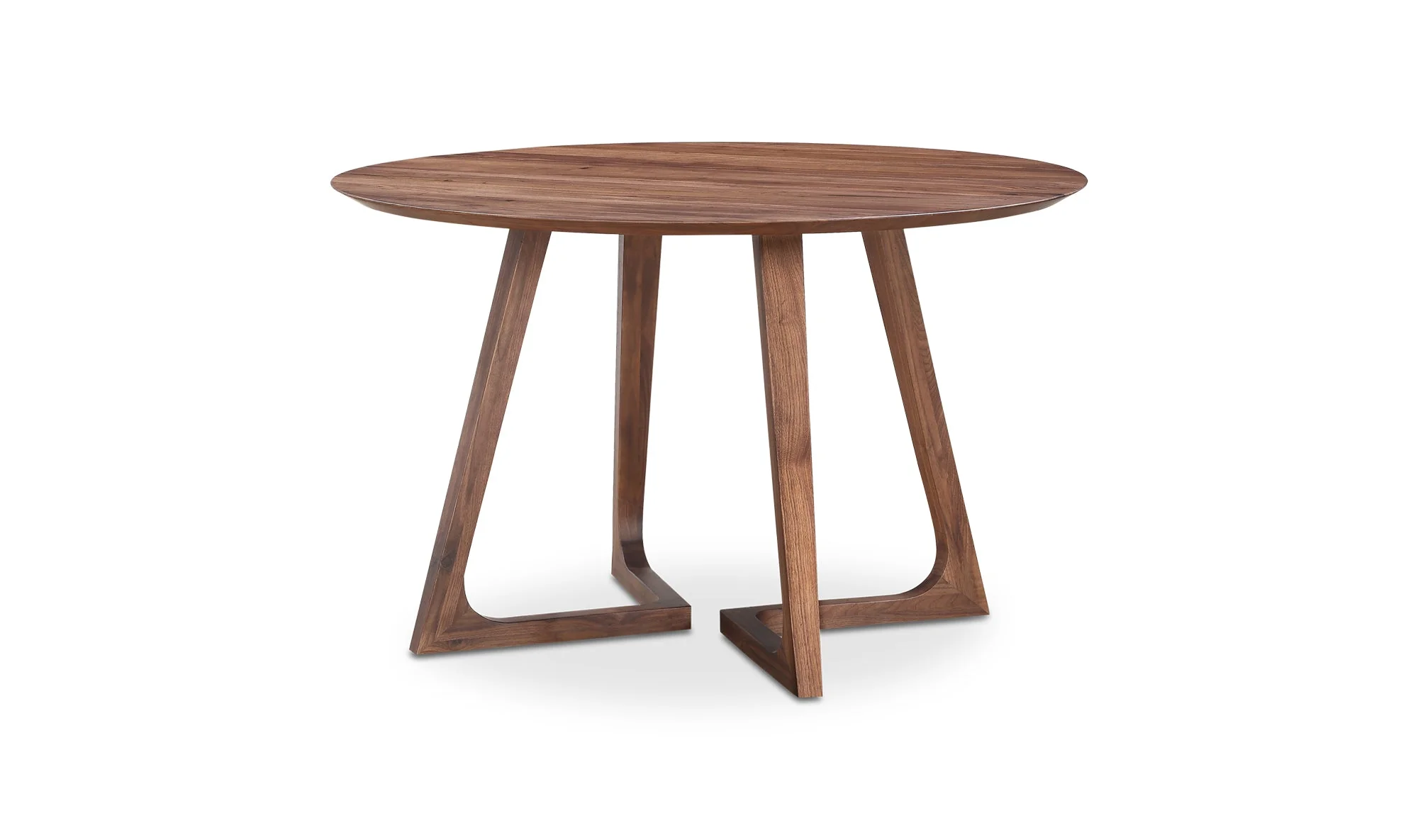 Godenza Round Dining Table Walnut - Image 2