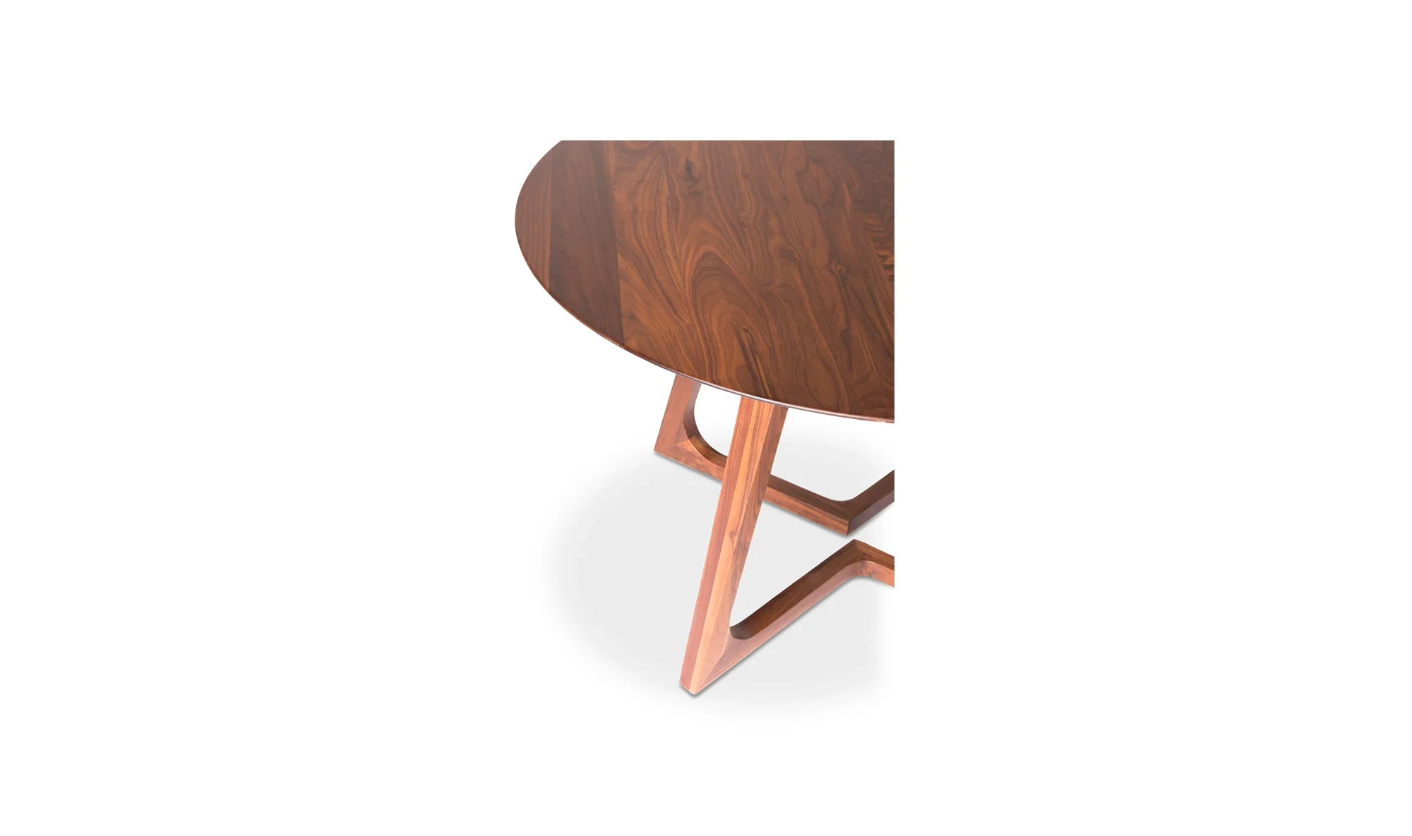 Godenza Round Dining Table Walnut - Image 8