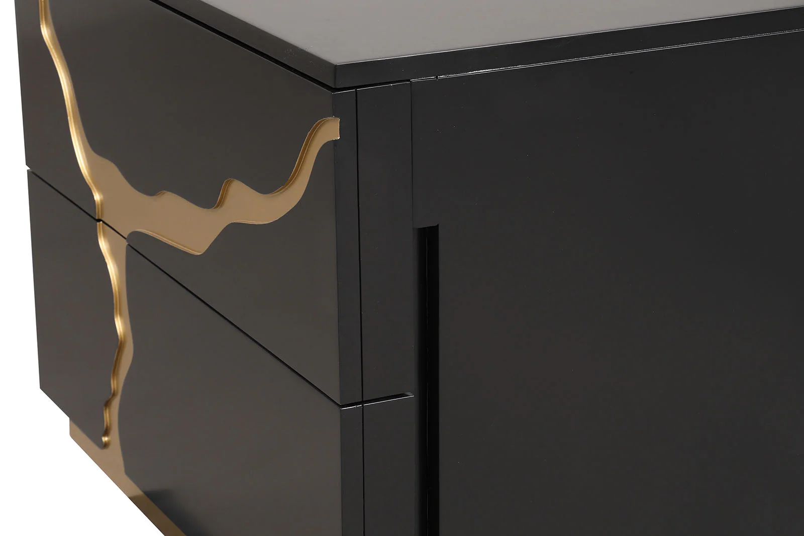 Goldsberg Black/Gold Nightstand - Image 6