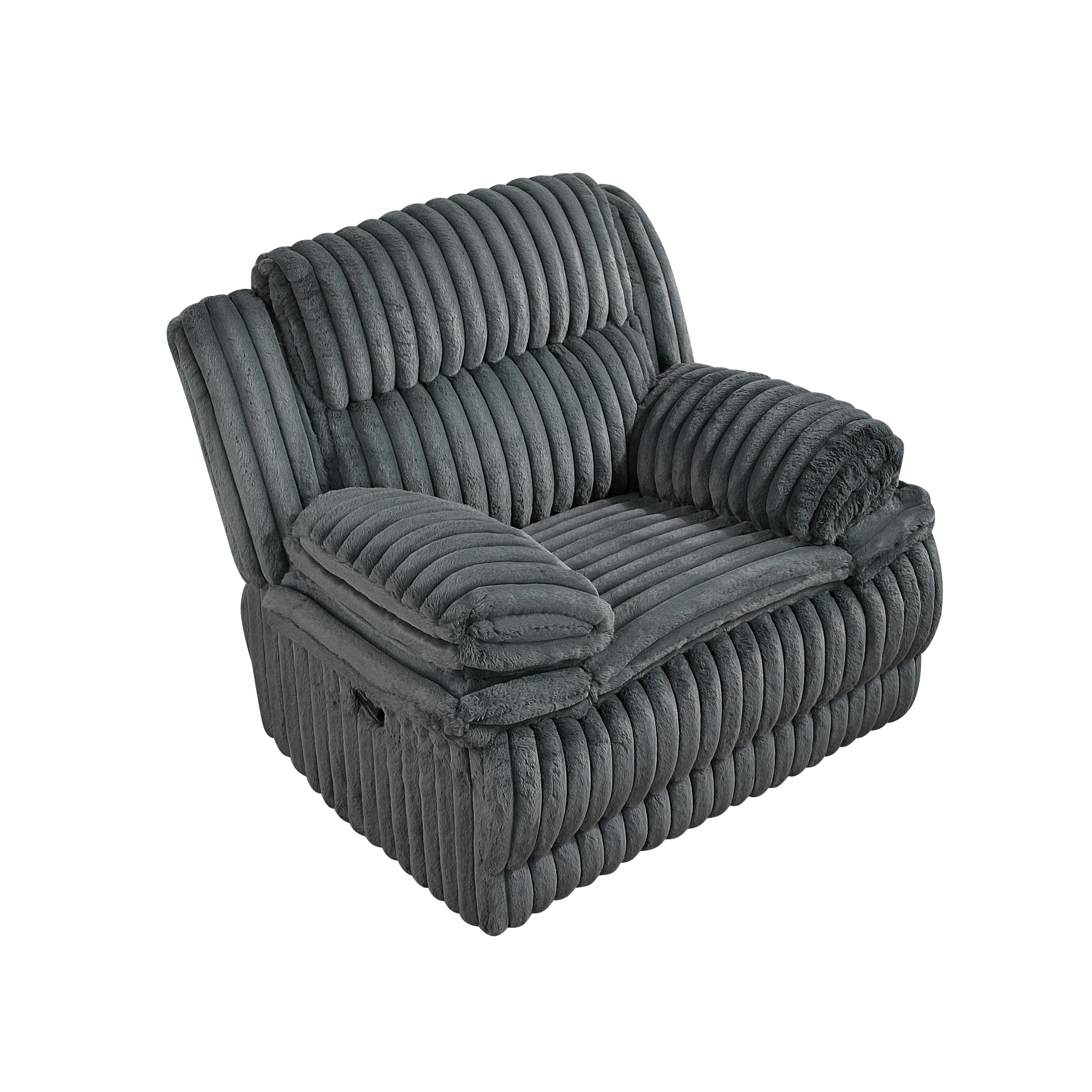 Goodland Dark Gray Double Reclining Living Room Set - Image 14