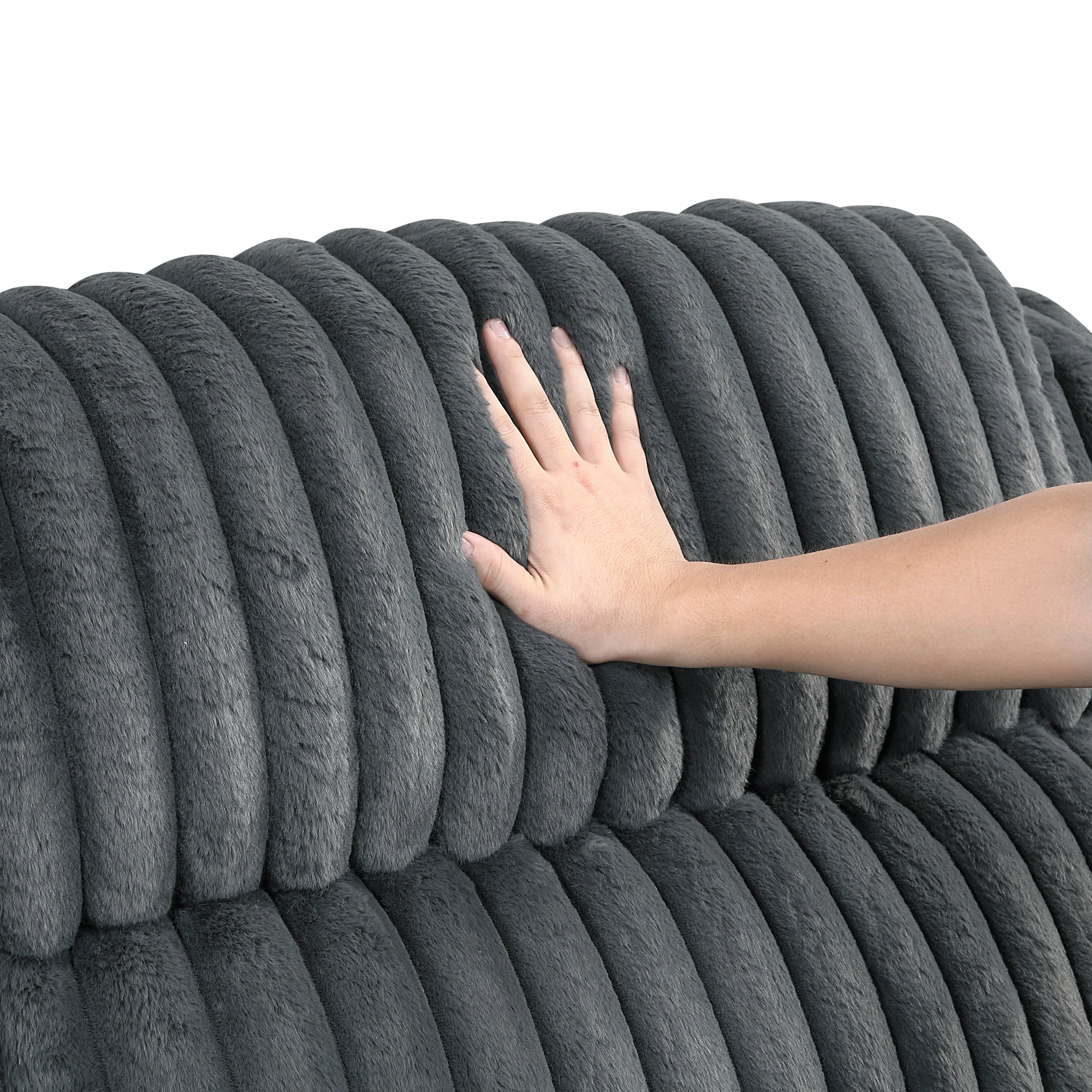 Goodland Dark Gray Double Reclining Sofa - Image 5