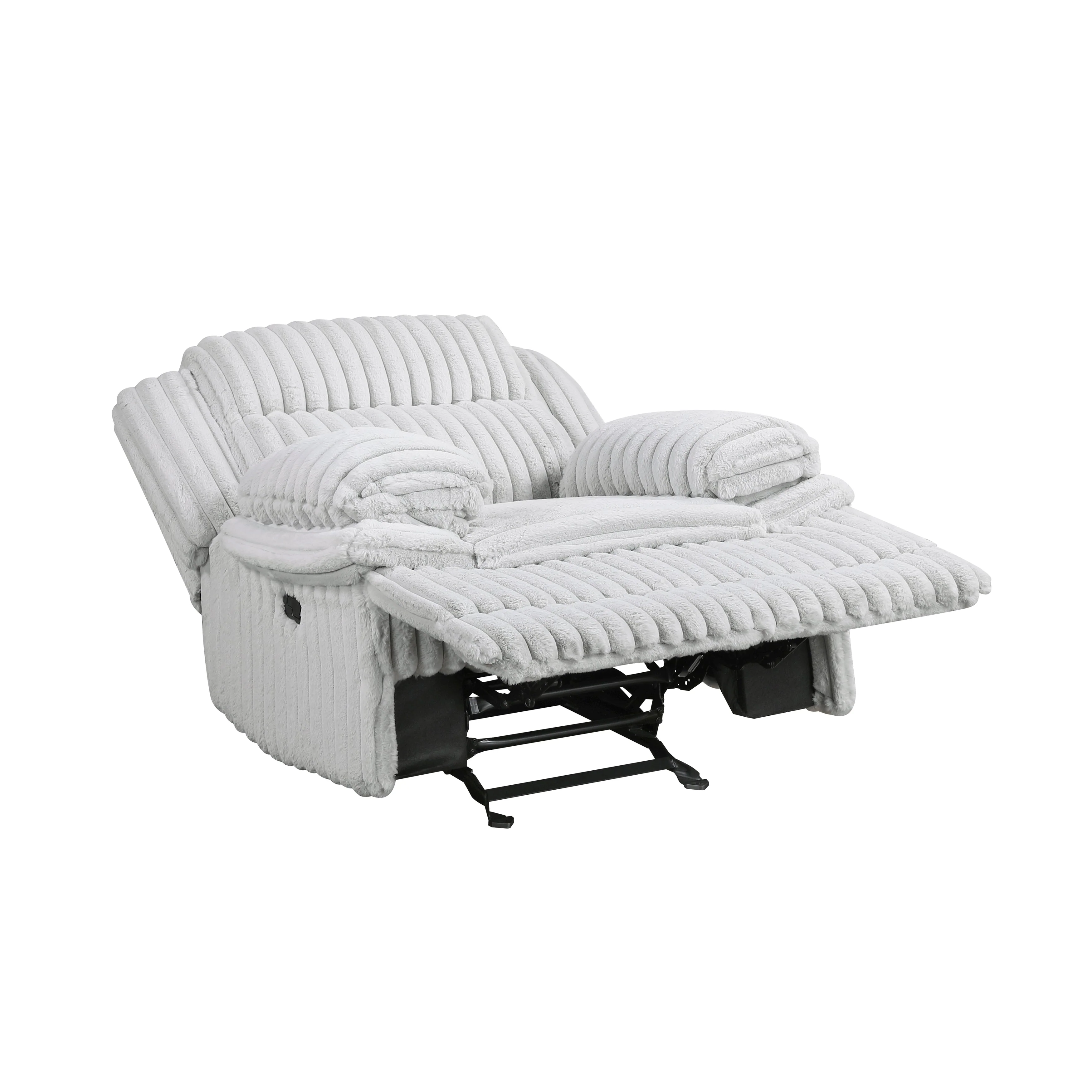 Goodland Gray Double Reclining Living Room Set - Image 19