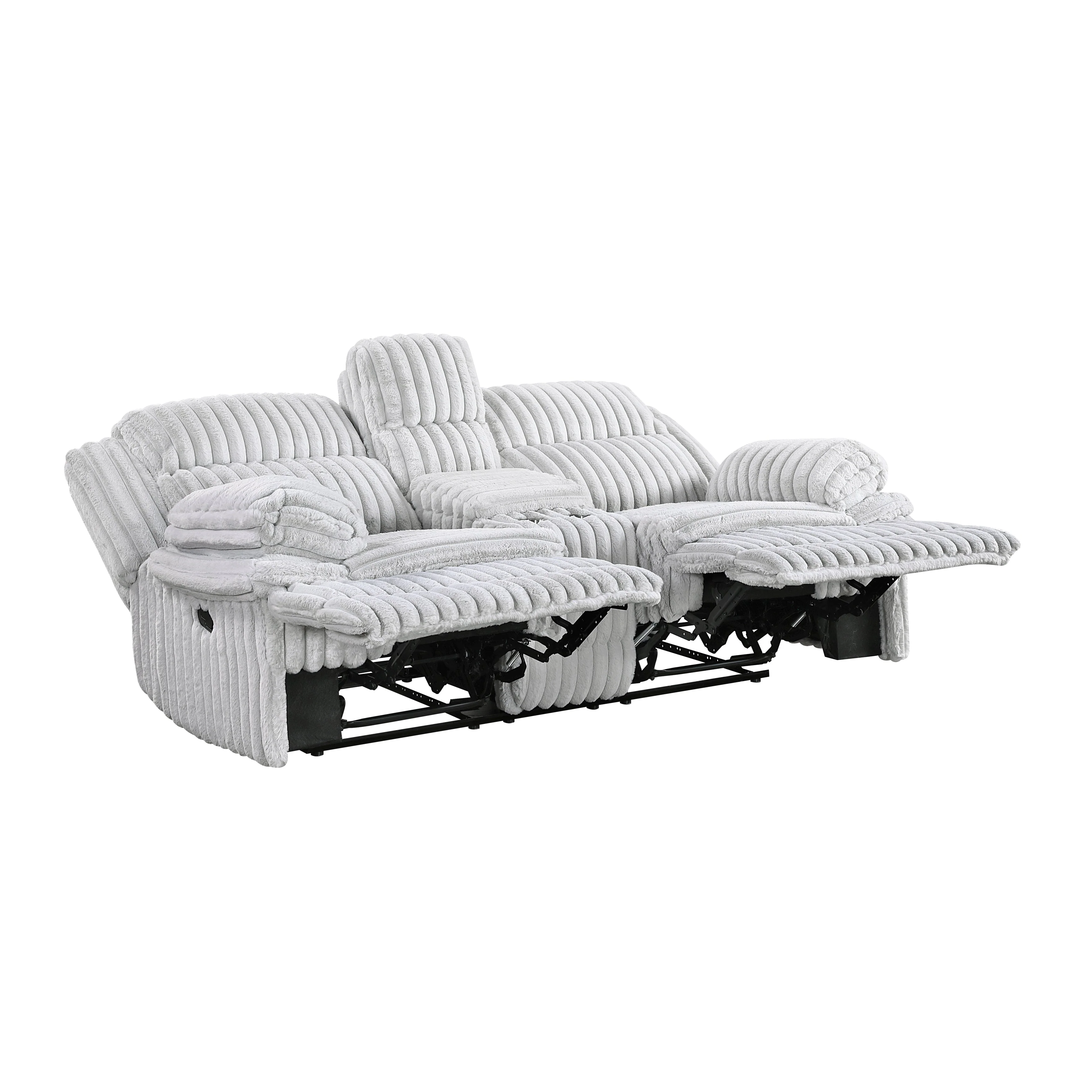 Goodland Gray Double Reclining Living Room Set - Image 9