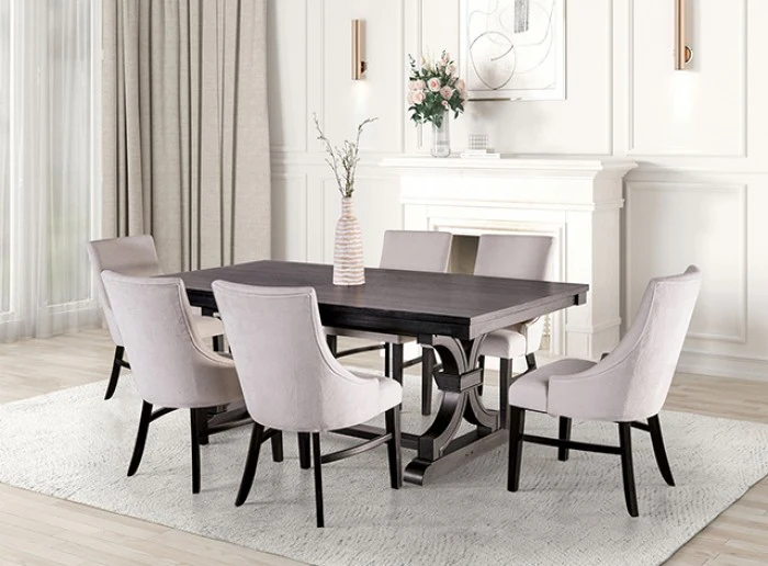 Gosport Black 7-Piece Dining Room Set