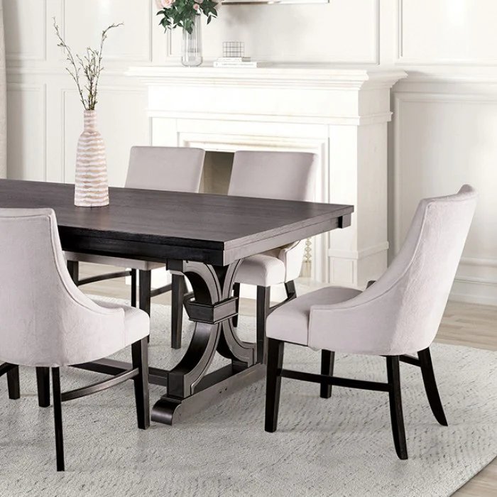 Gosport Black 7-Piece Dining Room Set - Image 2