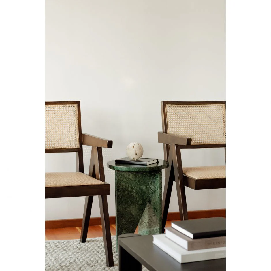 Grace Accent Table Green Marble - Image 2