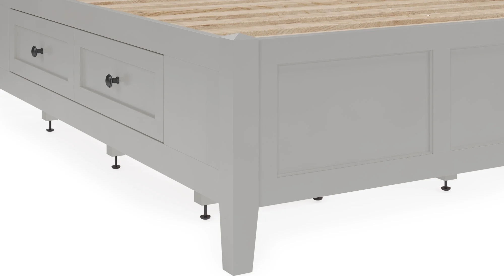 Grace Elephant Grey Twin Storage Bed - Image 6